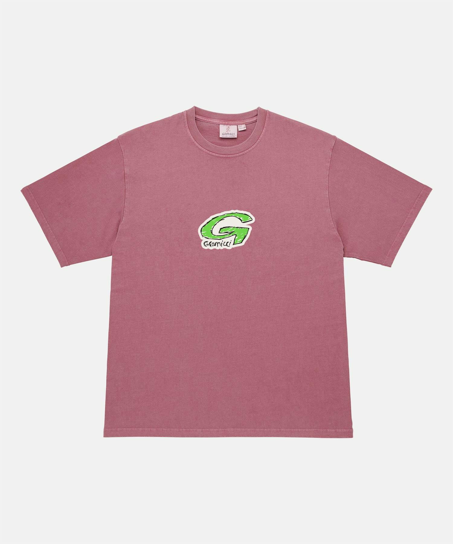 Gramicci G Scribble Tee in Red Pigment