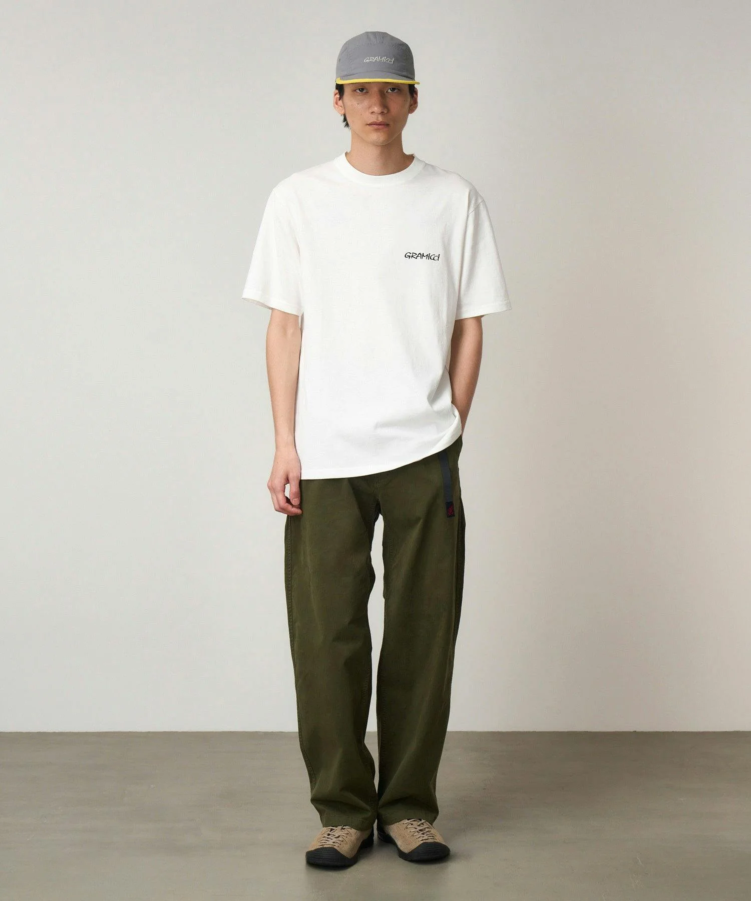 Gramicci Ice Axe Tee in White - Image 3