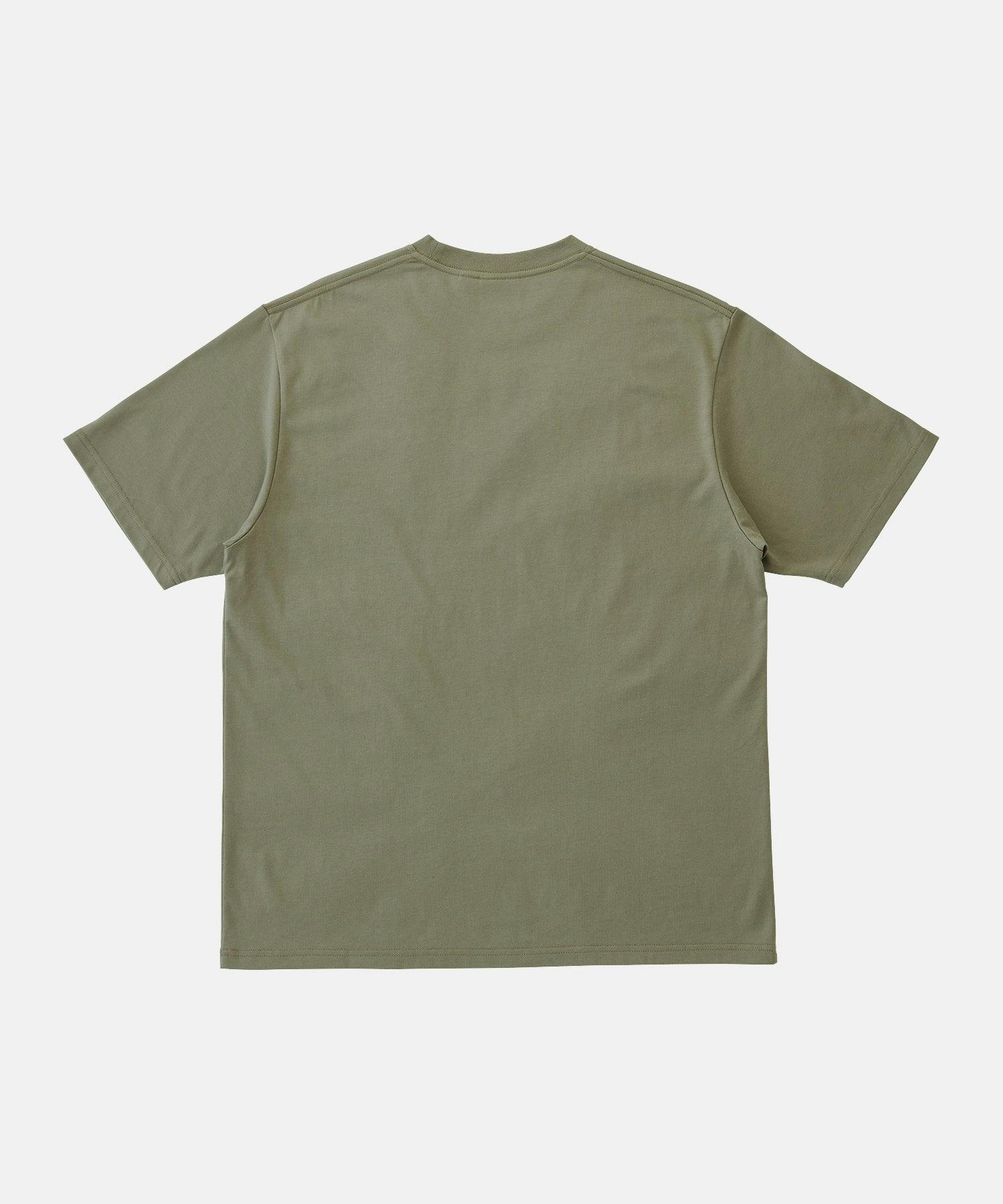 Gramicci One Point Logo Tee in Khaki - Image 6