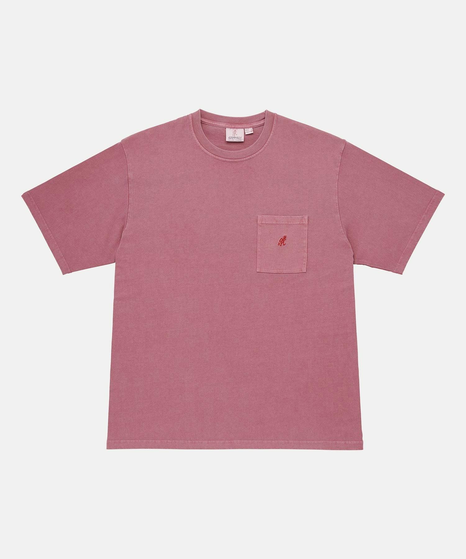 Gramicci One Point Pocket Tee in Red Pigment