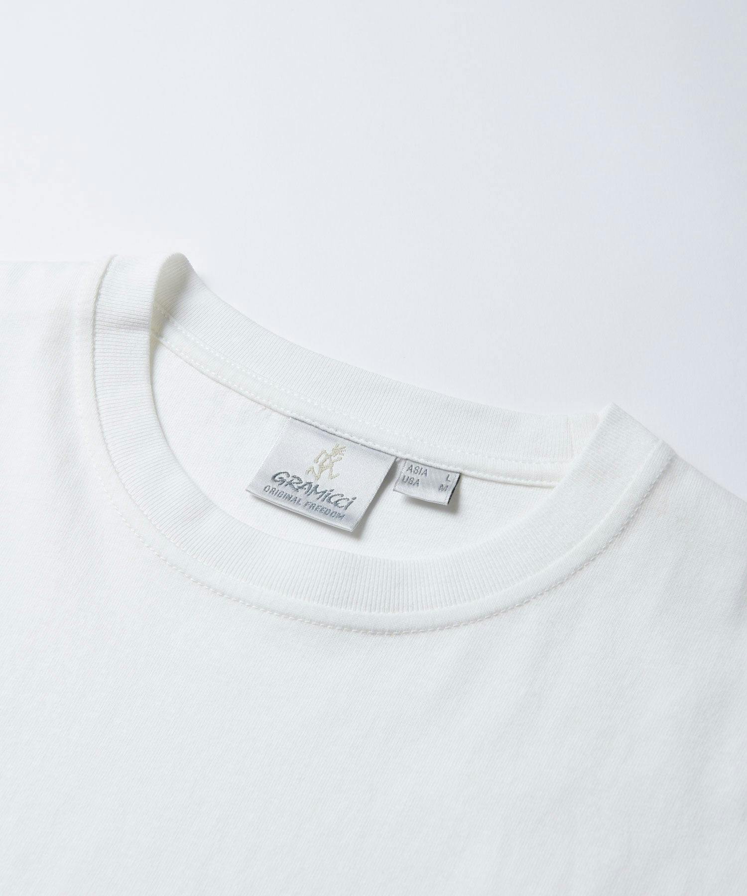 Gramicci One Point Pocket Tee in White - Image 6