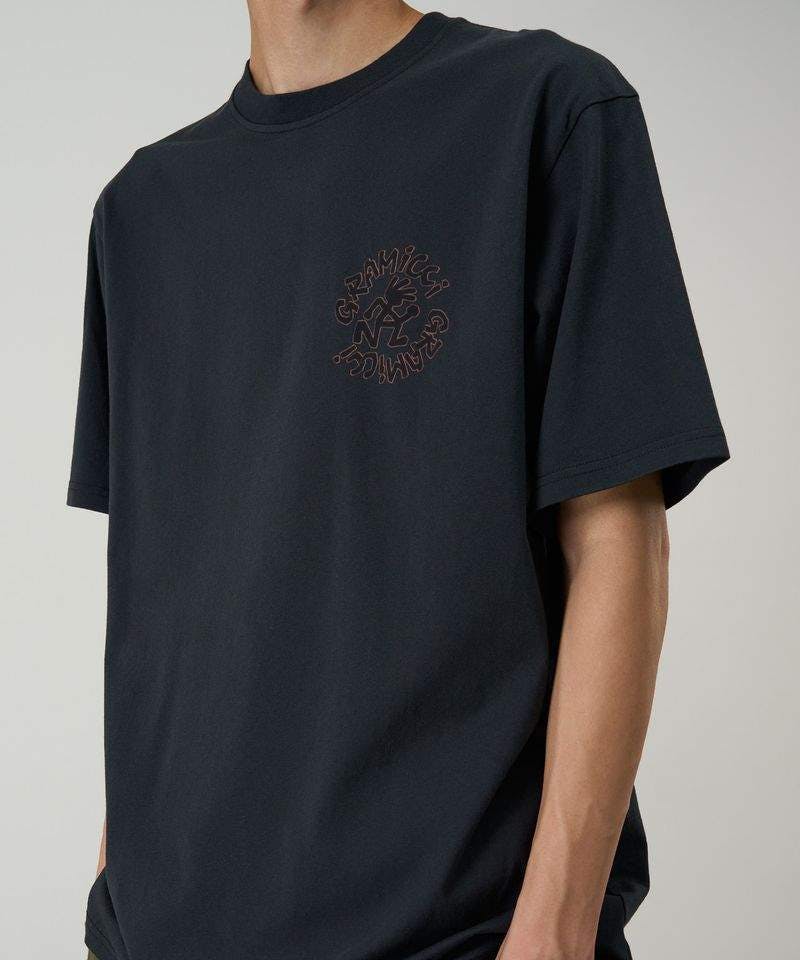 Gramicci Running Man Tee in Vintage Black - Image 4