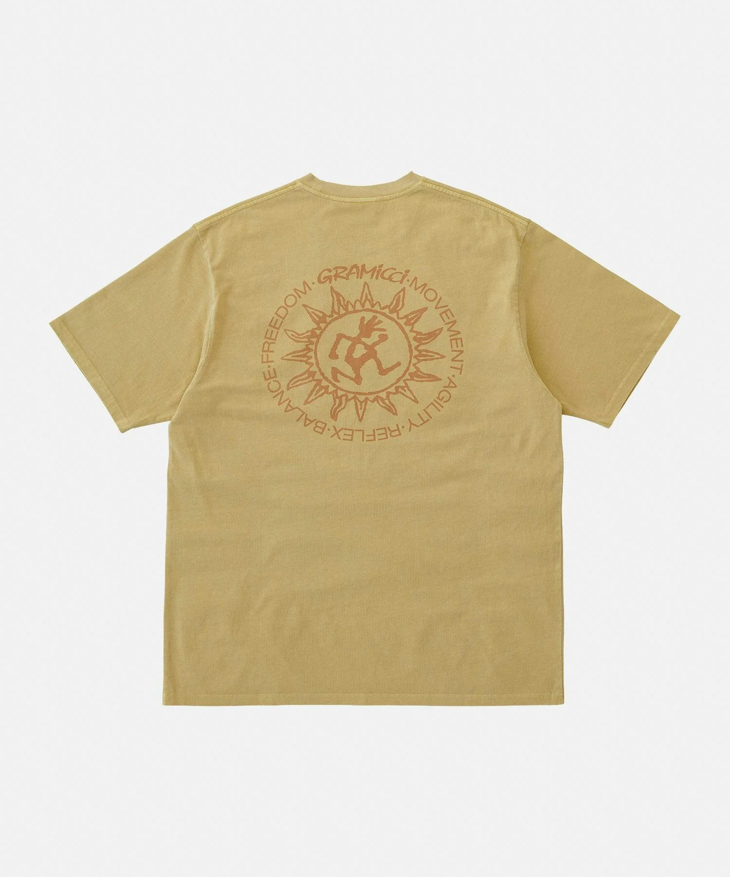 Gramicci Sun Tee in Mustard Pigment - Image 2