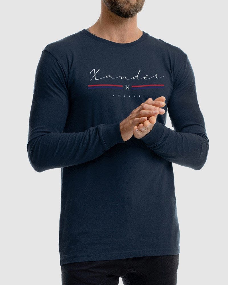 Grid Long Sleeve Tee - Image 2