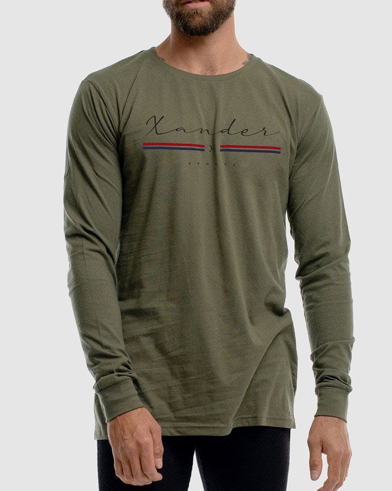 Grid Long Sleeve Tee - Image 3