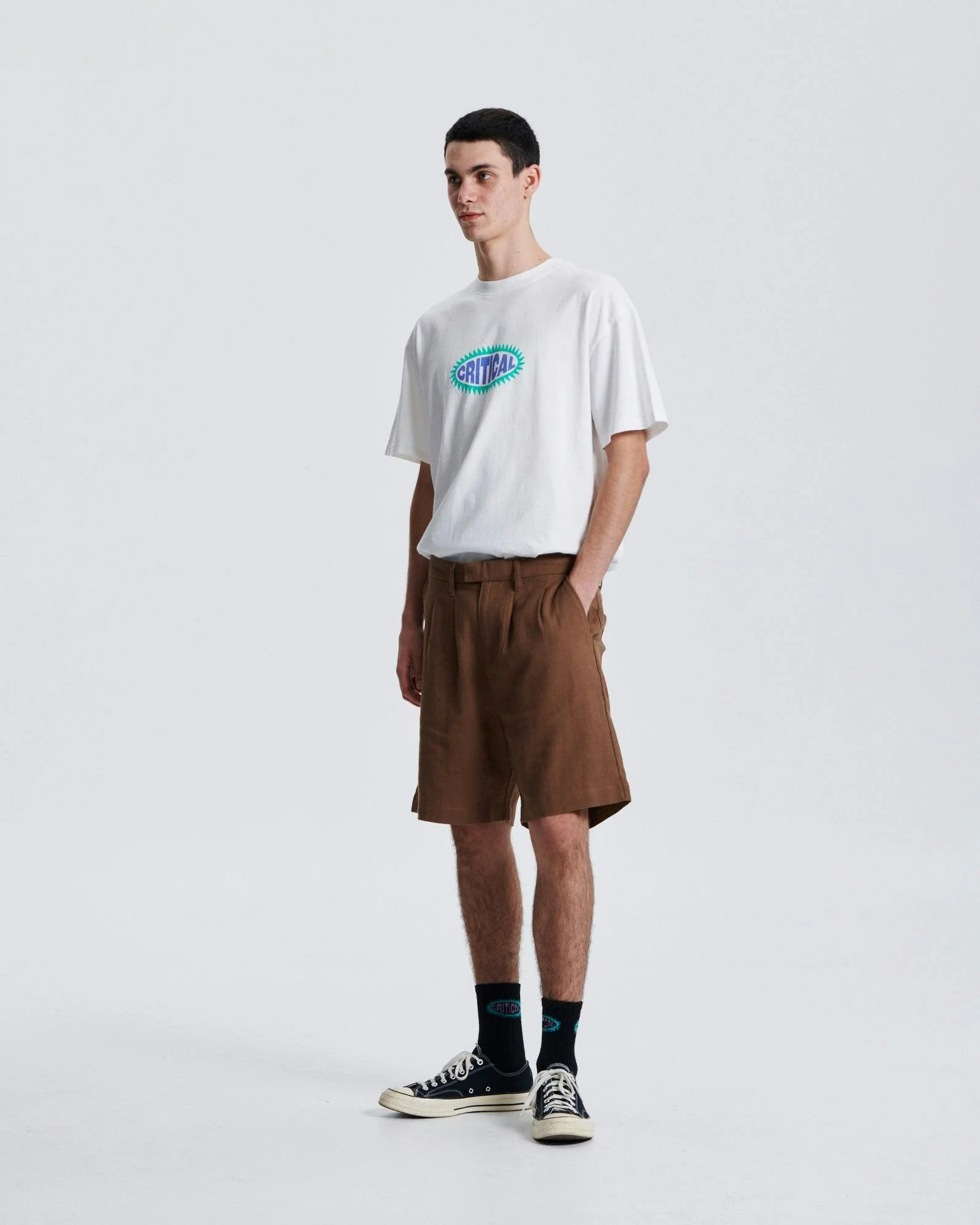 Harro Linen Pleat Short - Tobacco - Image 4