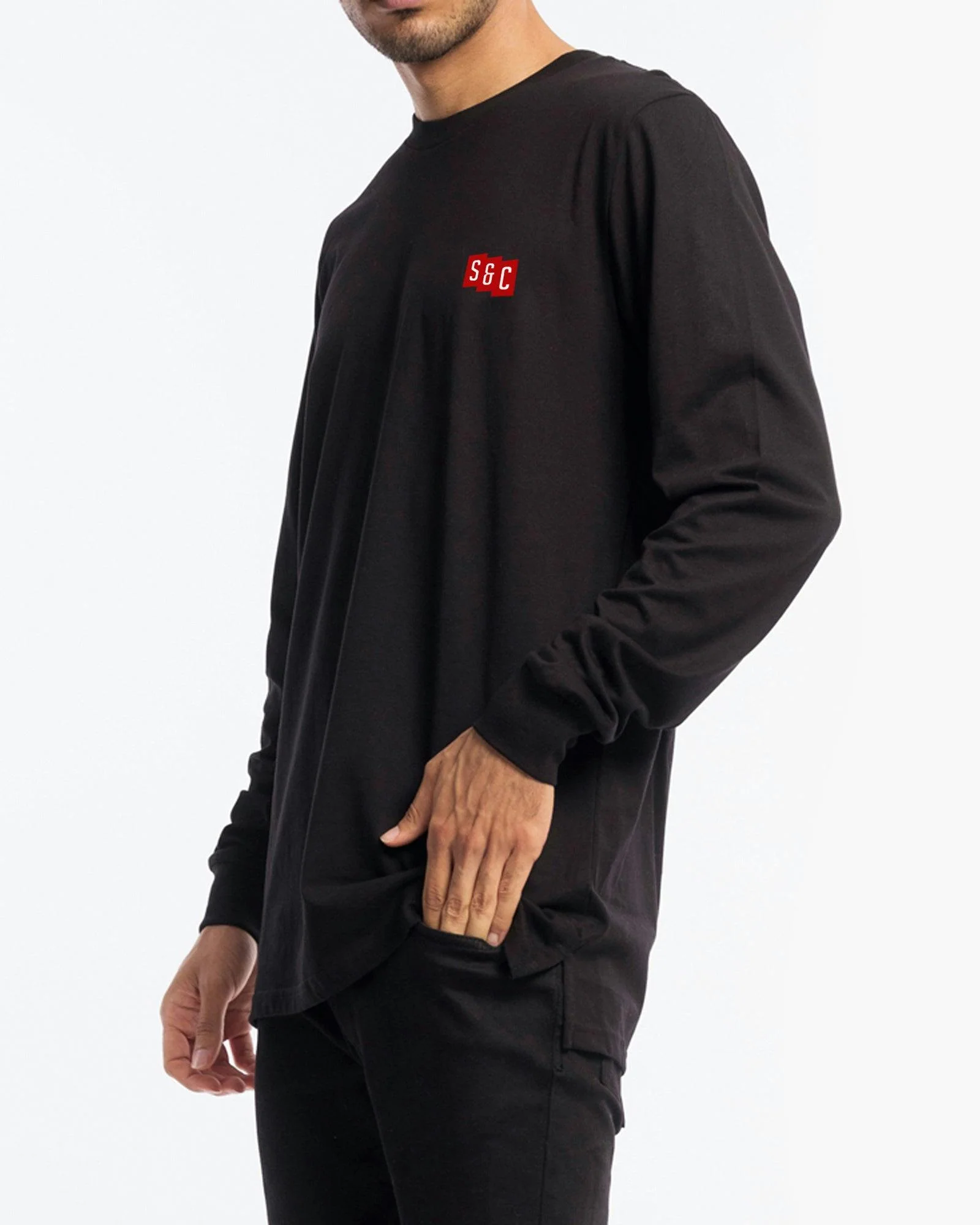 Initials Long Sleeve Tee - Image 3