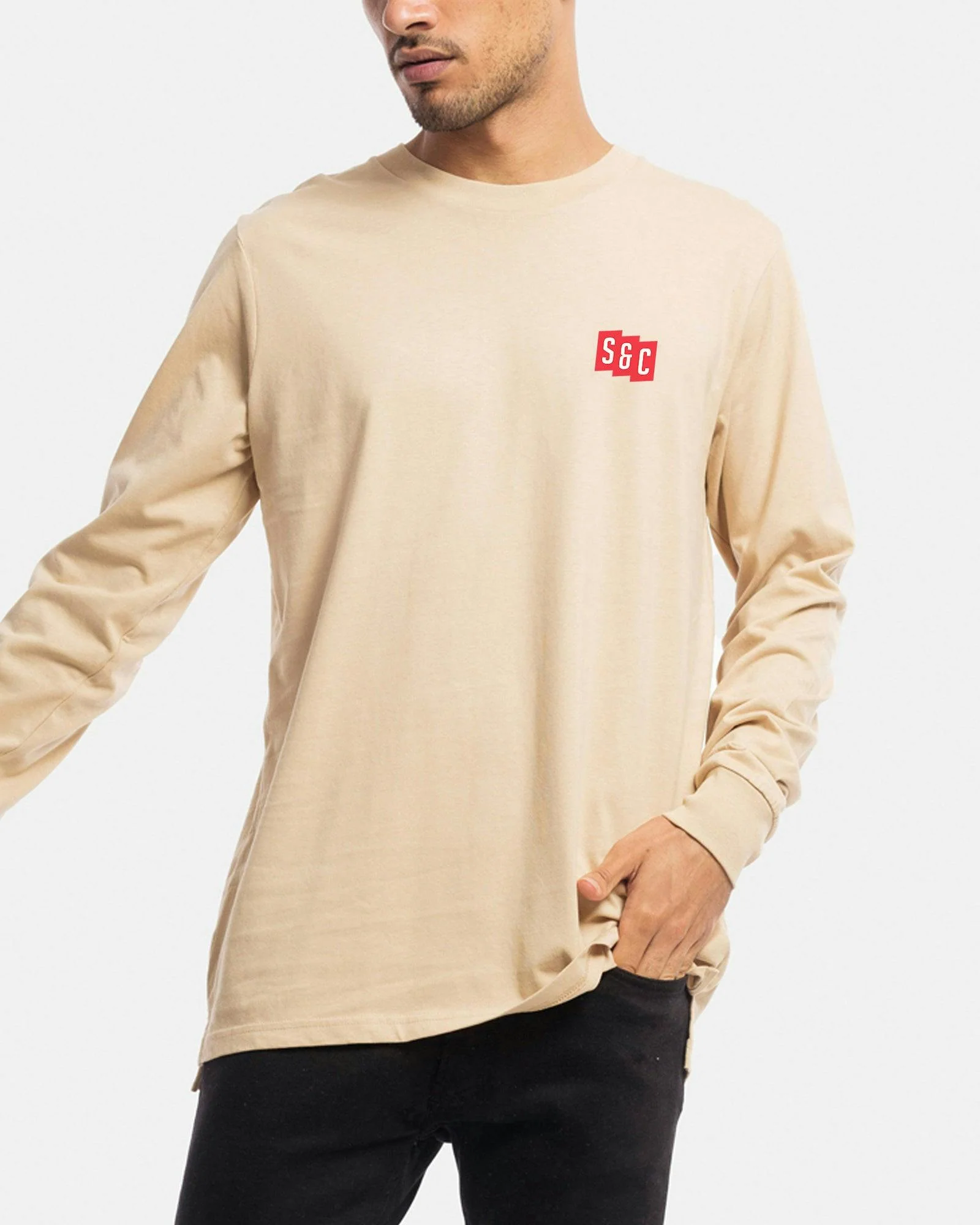 Initials Long Sleeve Tee - Image 3