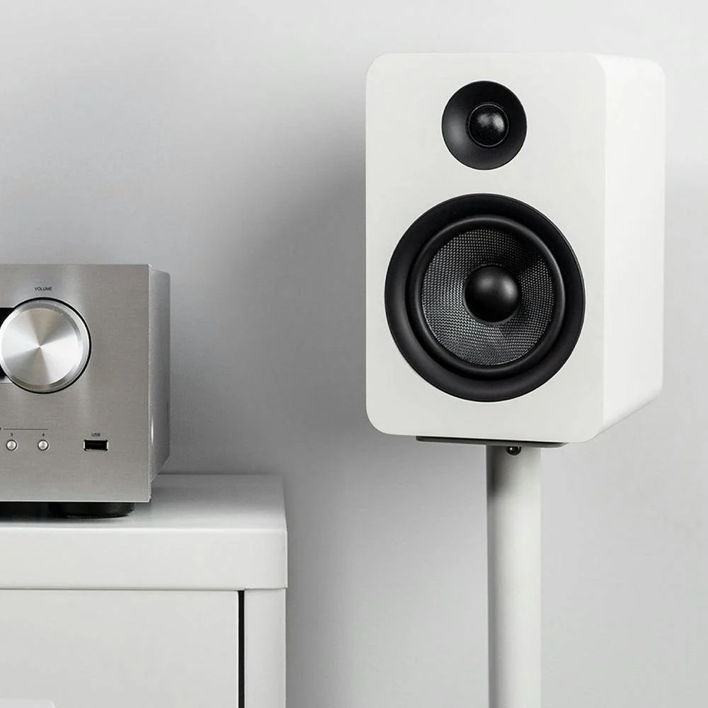 Kanto YU Passive 5.25" Speakers with 1" Silk Dome Tweeter and 5.25" Kevlar Woofer - White, Pair - Image 3