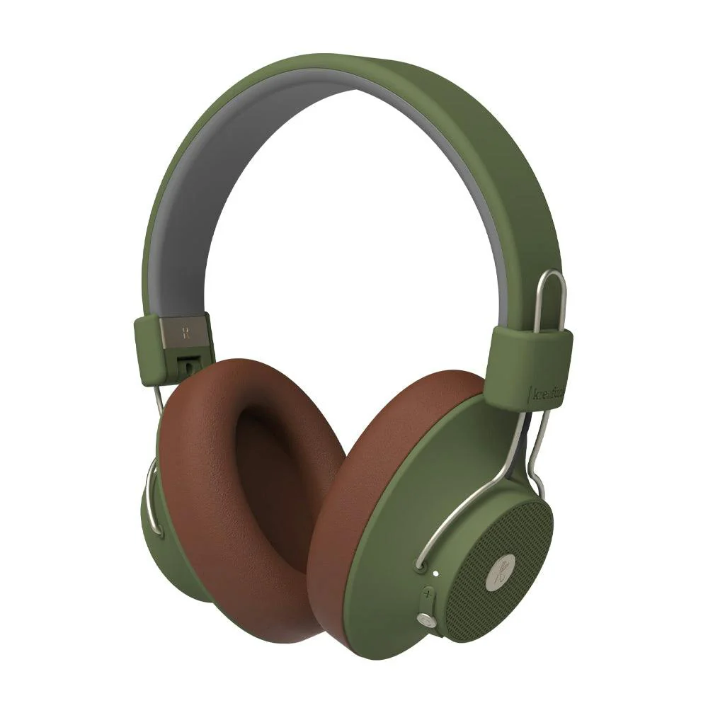 Kreafunk Abeat Qi Bluetooth Headphones W/ Anc - Urban Green - Image 3
