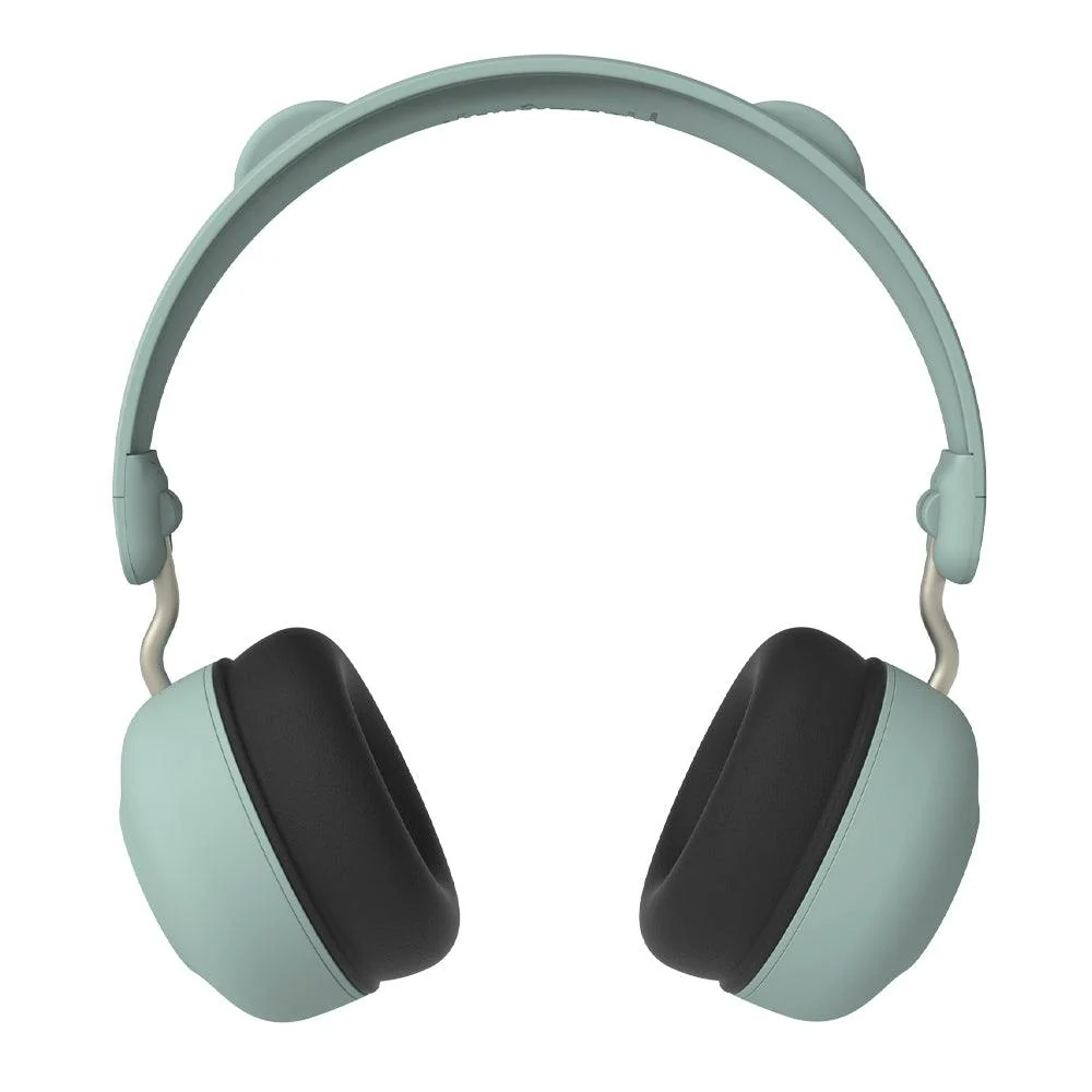 Kreafunk Kids Buzz Junior Bluetooth Headphones - Dusty Green - Image 3