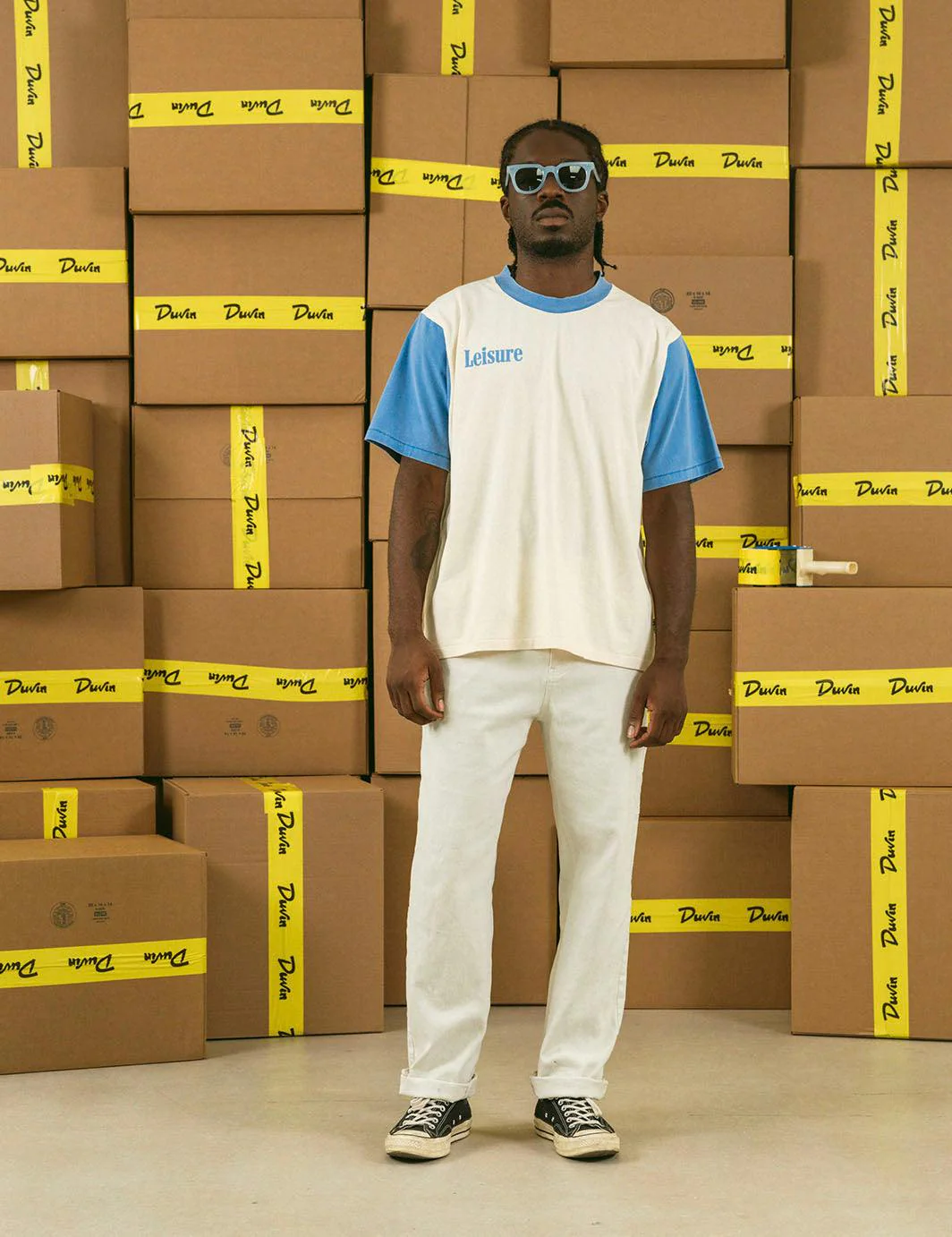 Leisure Sleeves Tee - Blue - Image 3