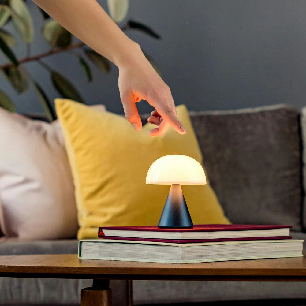 Lexon Mina M Medium Portable Led Lamp - Blue - Image 4