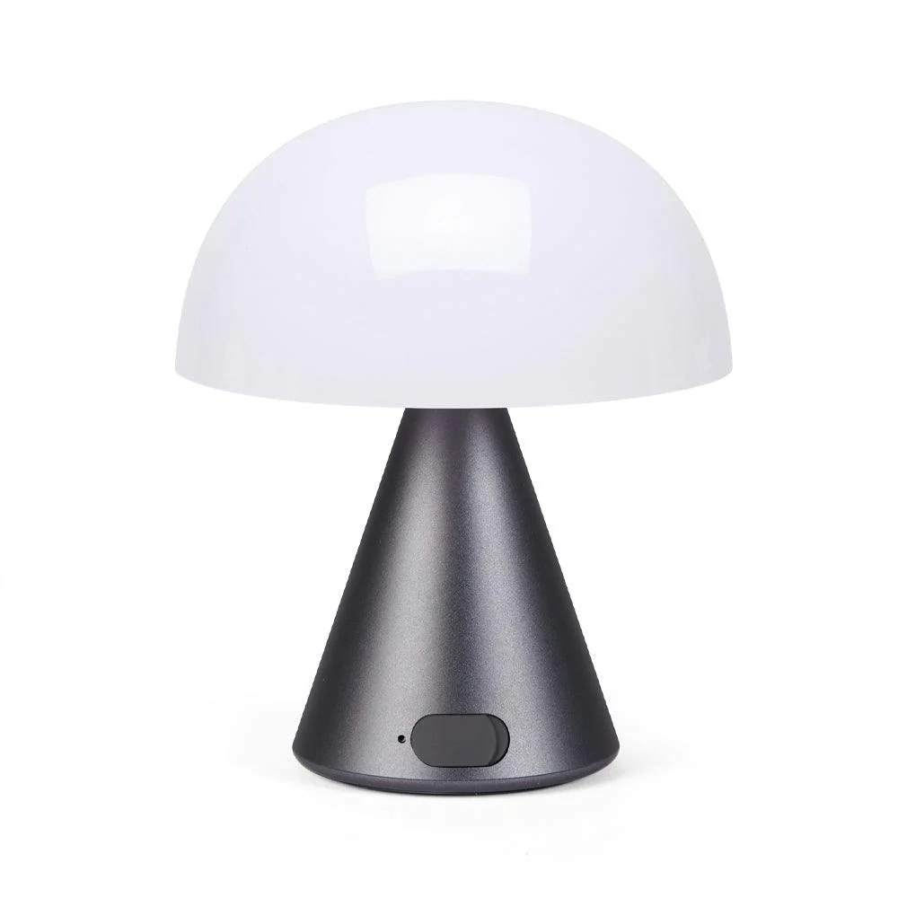 Lexon Mina M Medium Portable Led Lamp - Gunmetal - Image 2