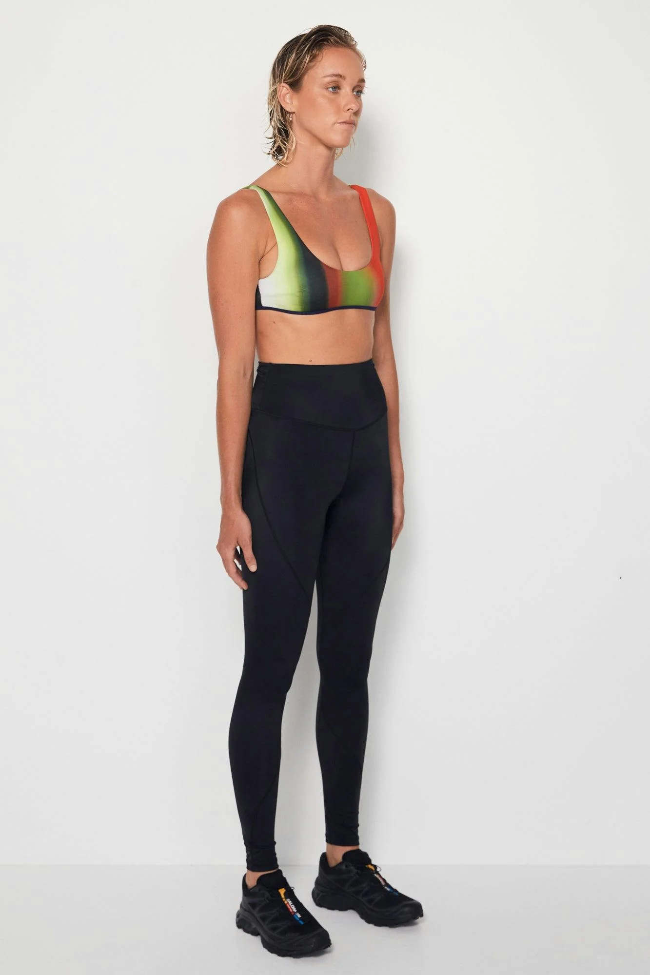Libby High Waist Surf Legging - Black - Image 6