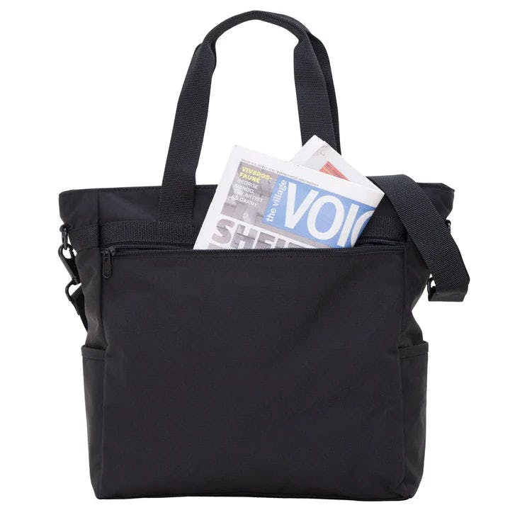Manhattan Portage Greenwich Tote Bag in Black - Image 3