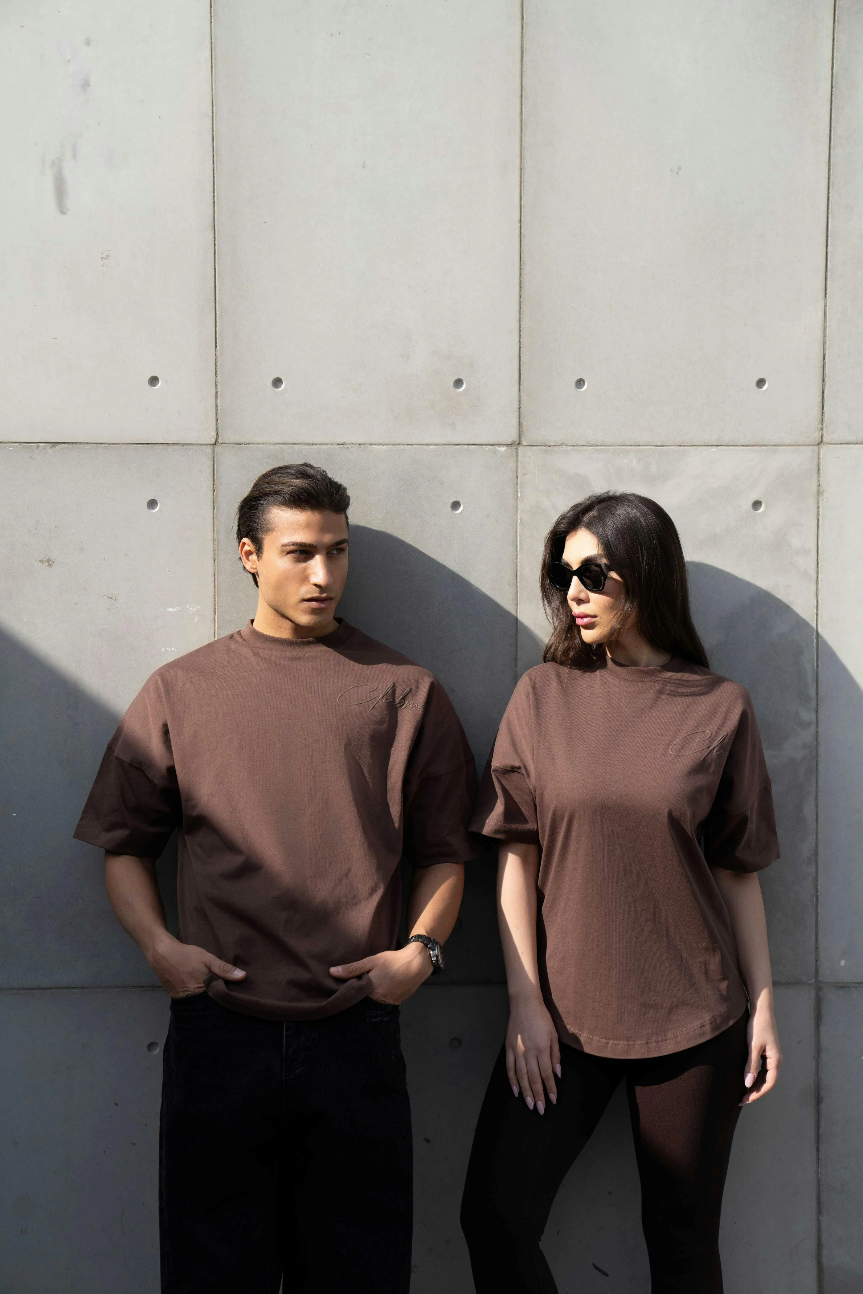 Mens Clubman 'Precision Line' T- Shirt Brown - Image 2
