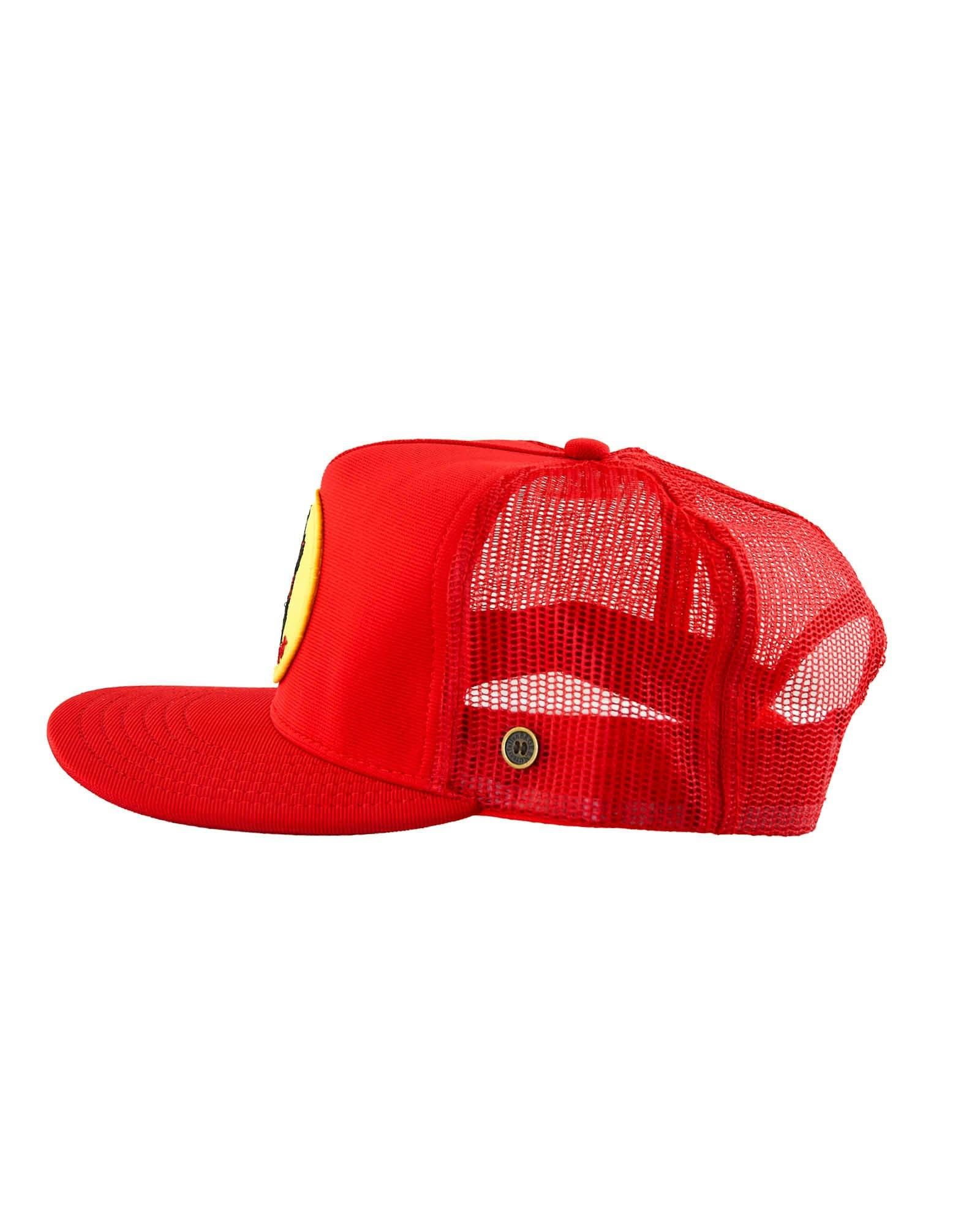Montana – Mesh Trucker Cap in Red - Image 2