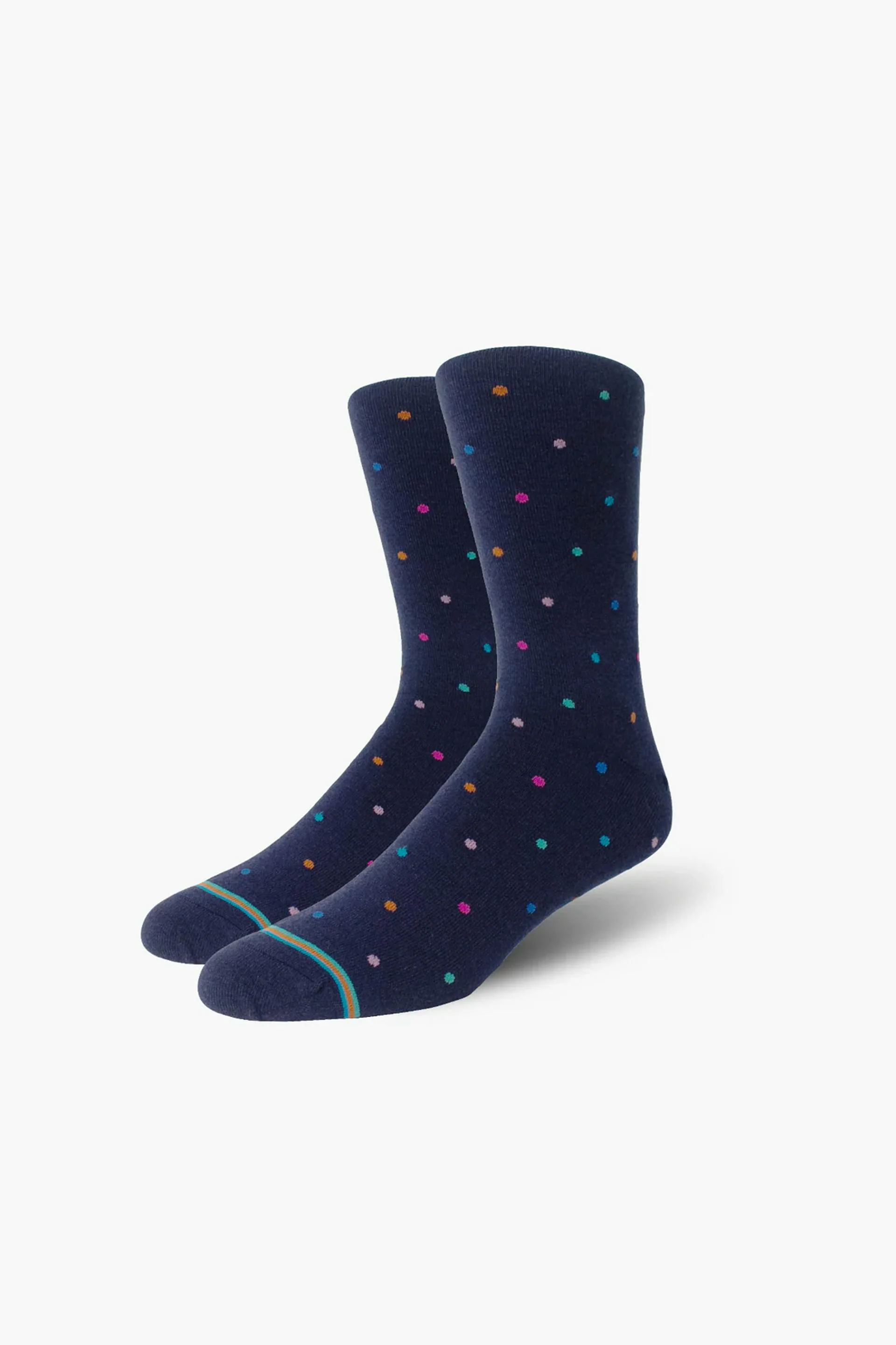 Navy Cosmic Polka Dots