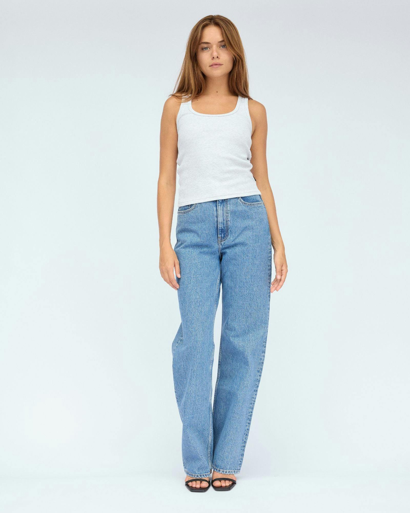 Nyla Top -  Light Grey Melange - Image 4