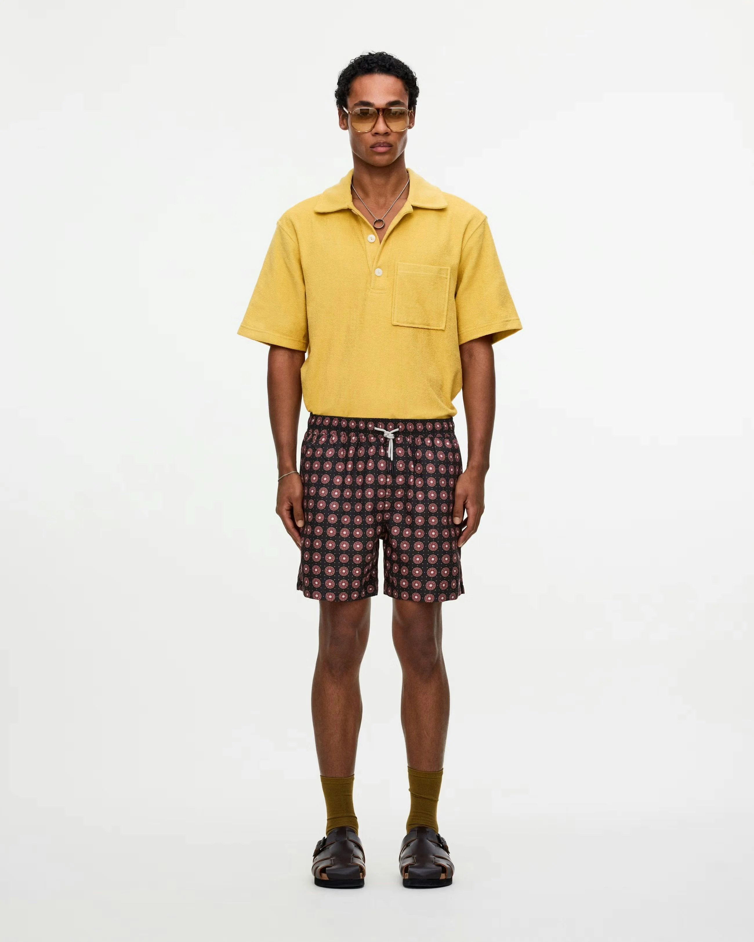 OAS Coffee Lumo Swim Shorts - Image 3