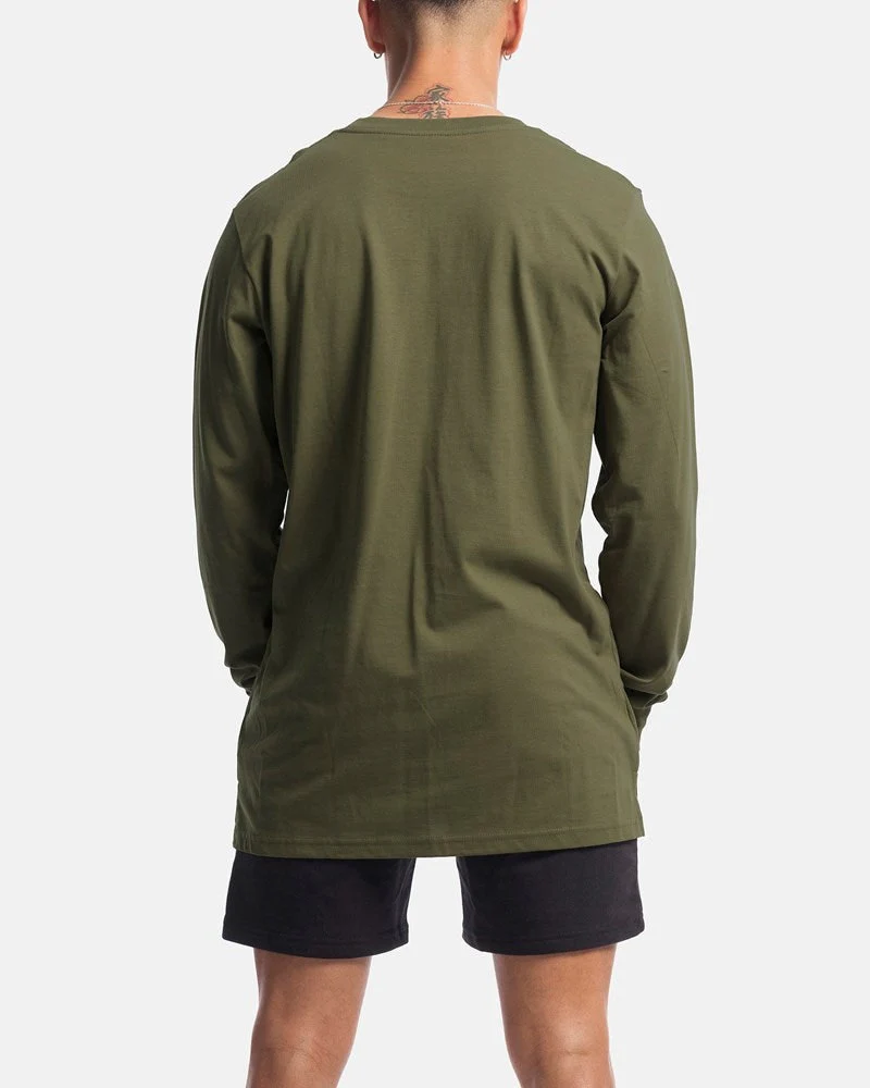 Palm Embroidery Long Sleeve Tee - Image 2