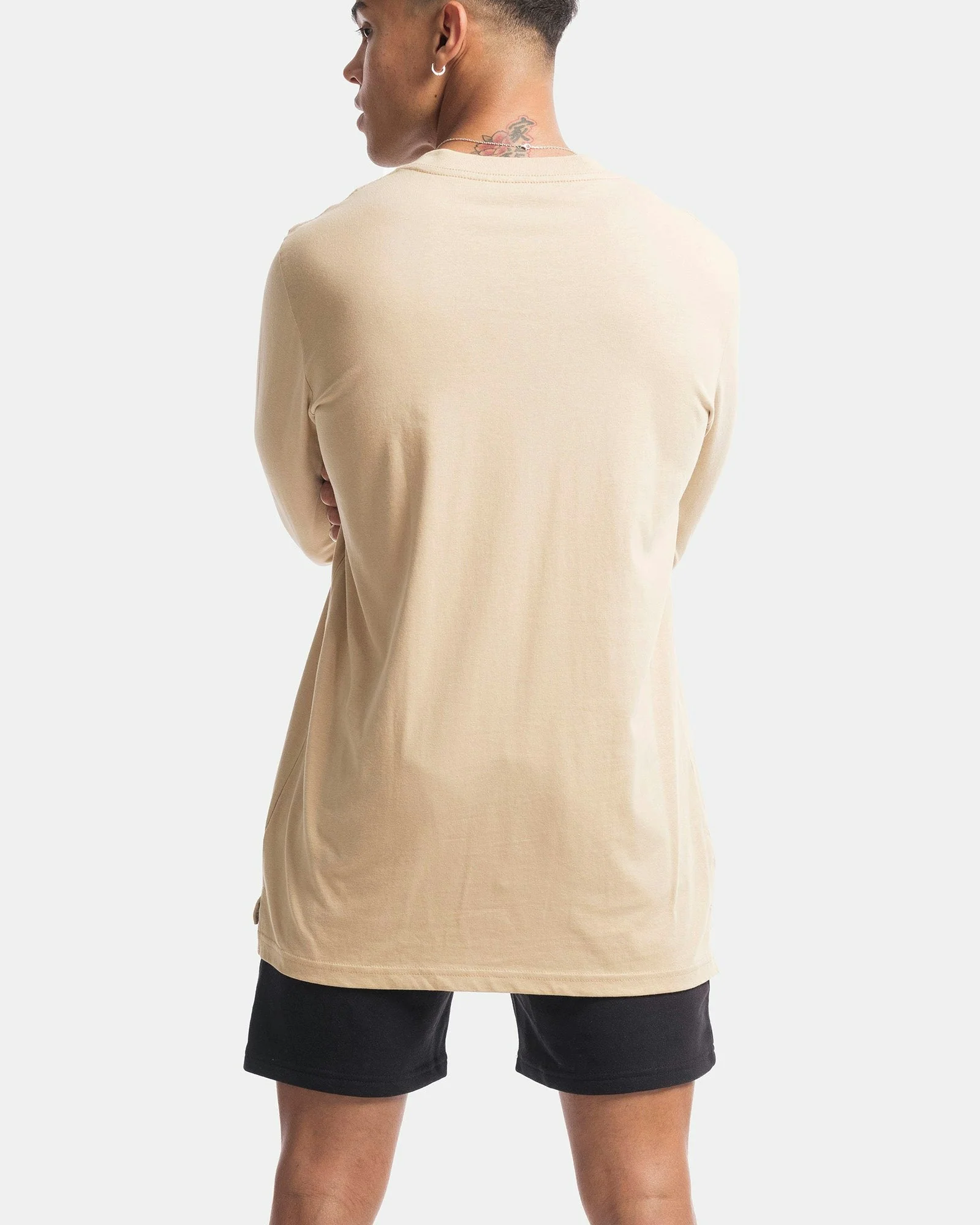 Palm Embroidery Long Sleeve Tee - Image 4