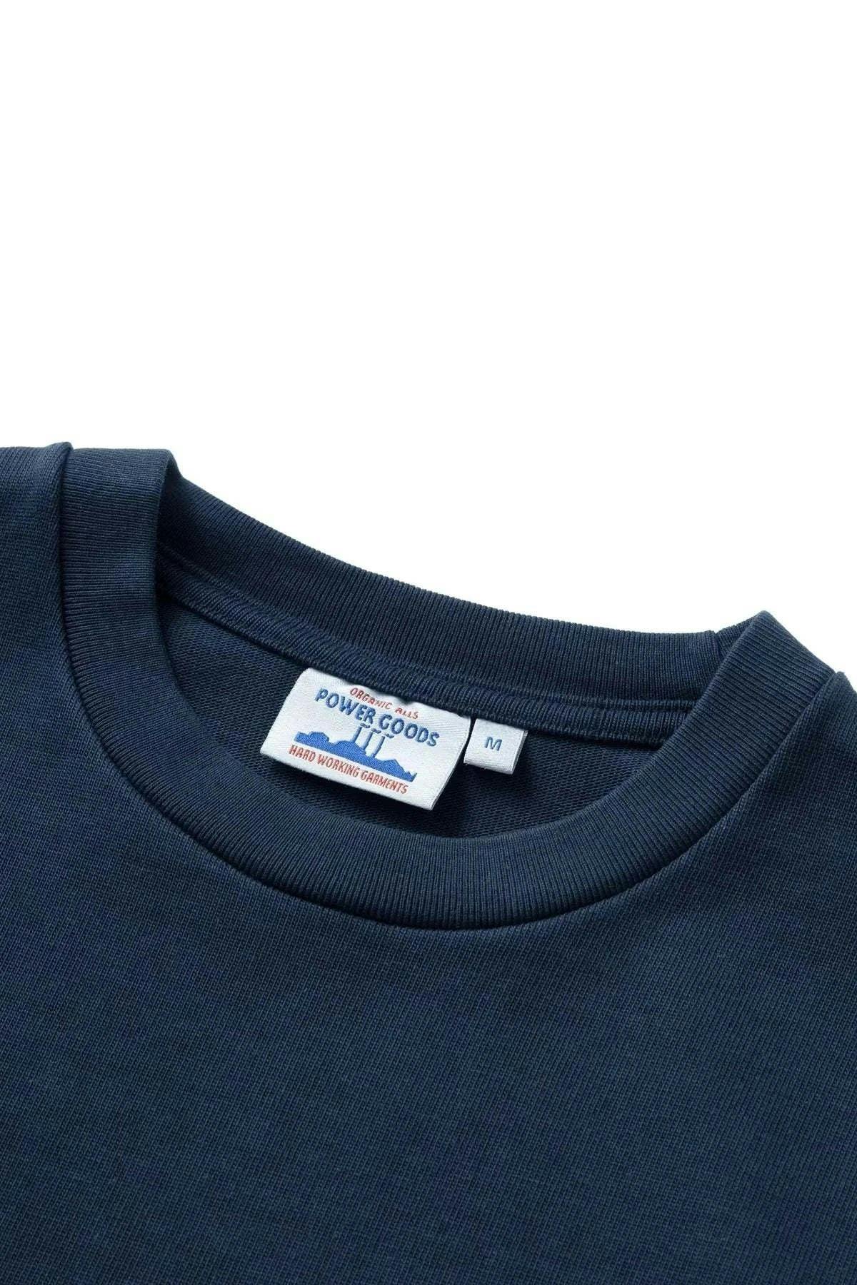 Power Goods Super Weight Tee in Navy - Image 12