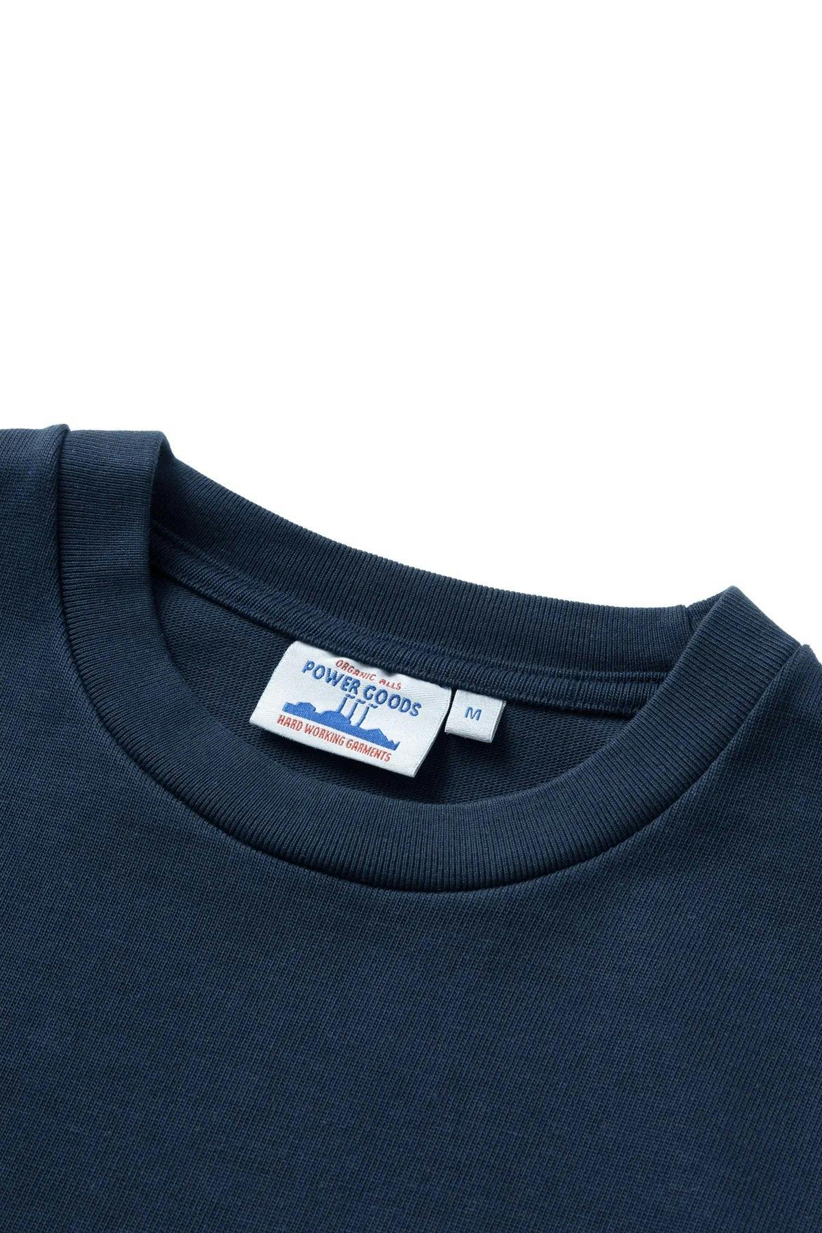 Power Goods Super Weight Tee in Navy - Image 3
