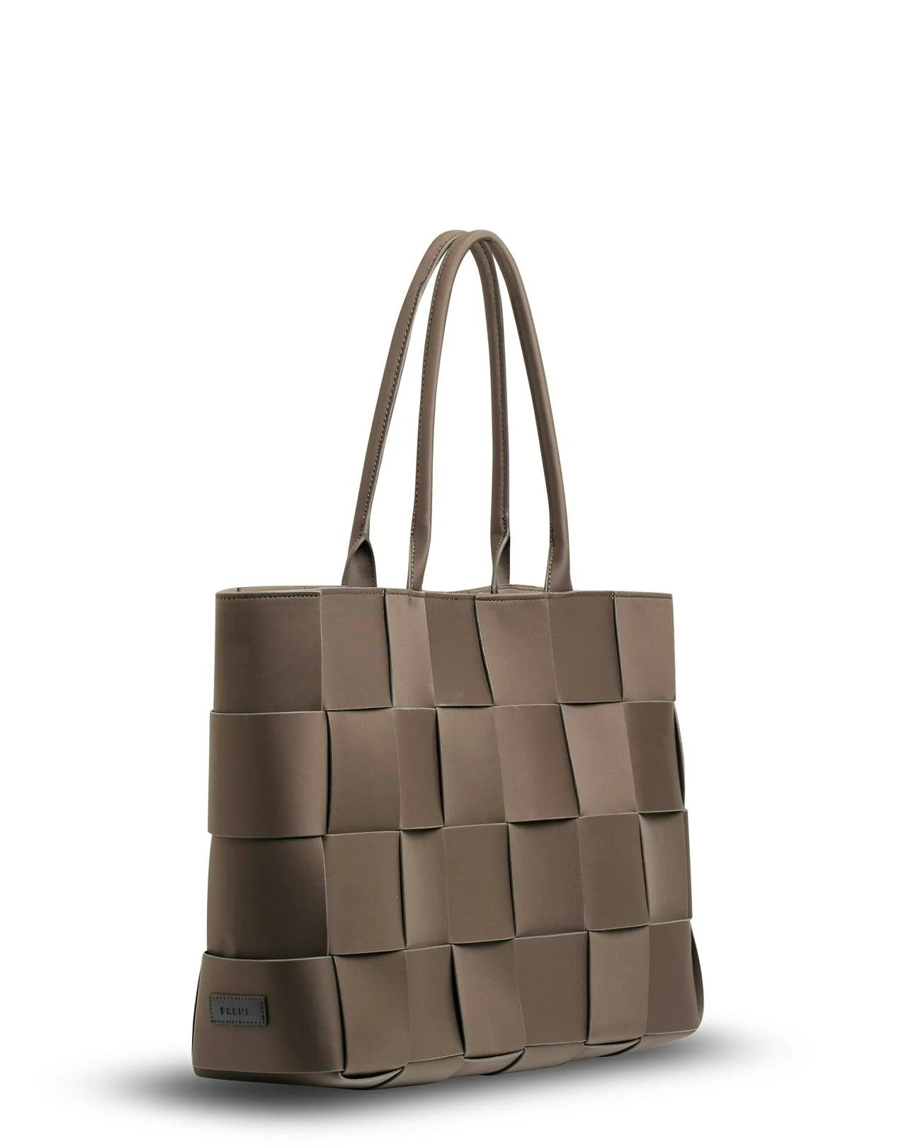 Prene | The Holiday Bag (COCOA) Woven Neoprene Large Tote Bag - Image 2