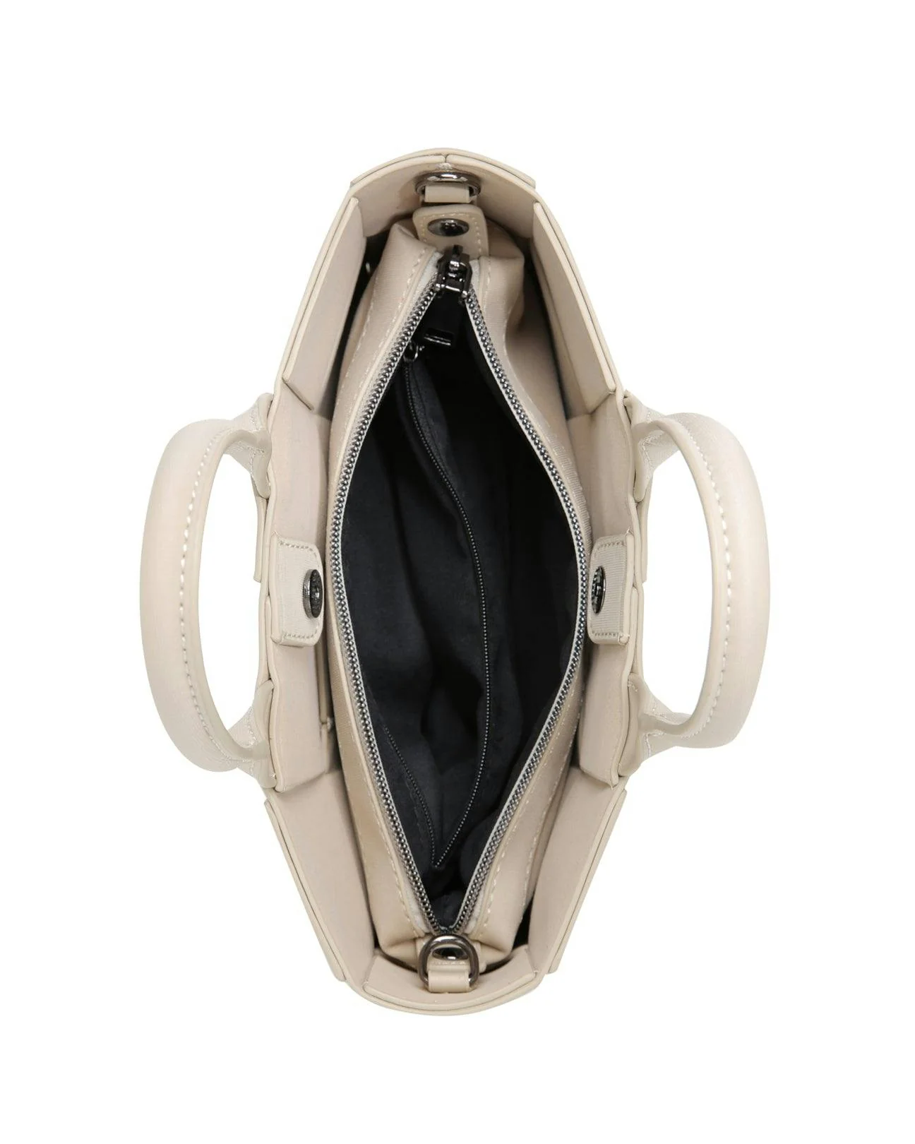 Prene | The Martini Bag (BUFF BEIGE) Woven Neoprene Mini Tote/Crossbody Bag - Image 4