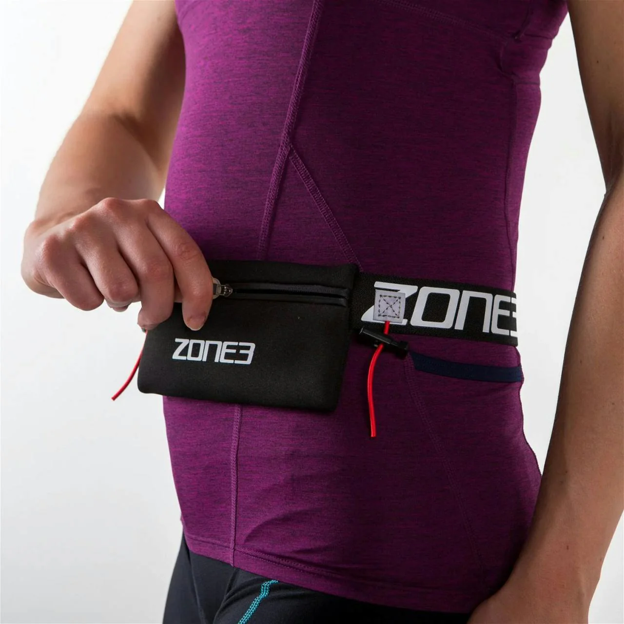 Race Number Belt with Neoprene Pouch - Image 2
