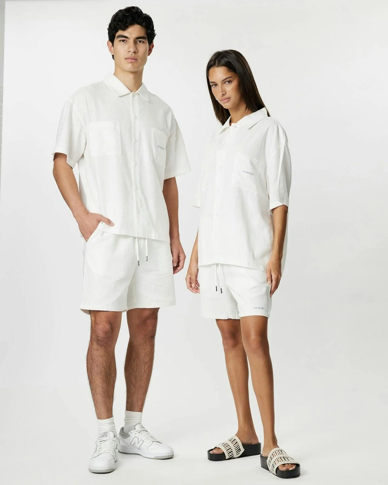 Rarefied Linen Shorts - White - Image 3