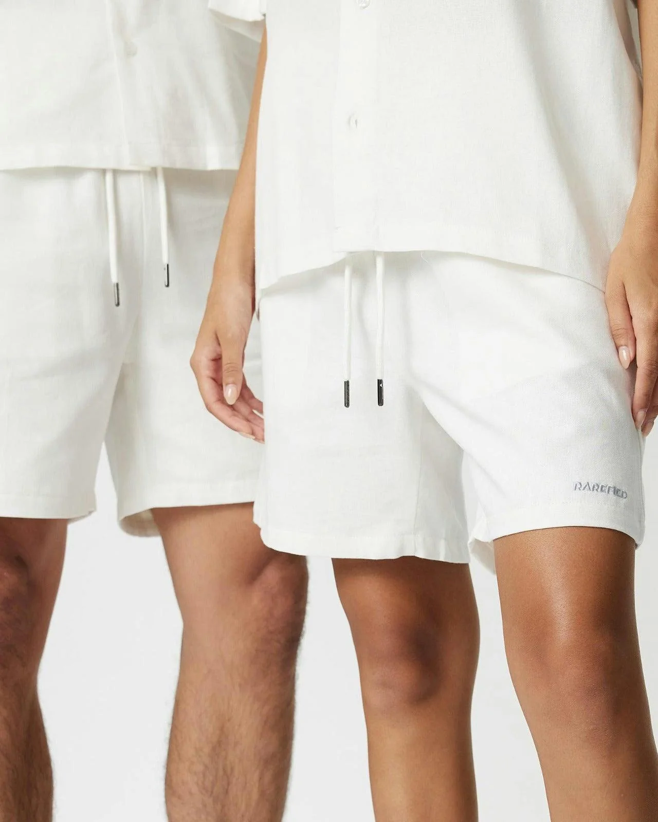 Rarefied Linen Shorts - White - Image 6