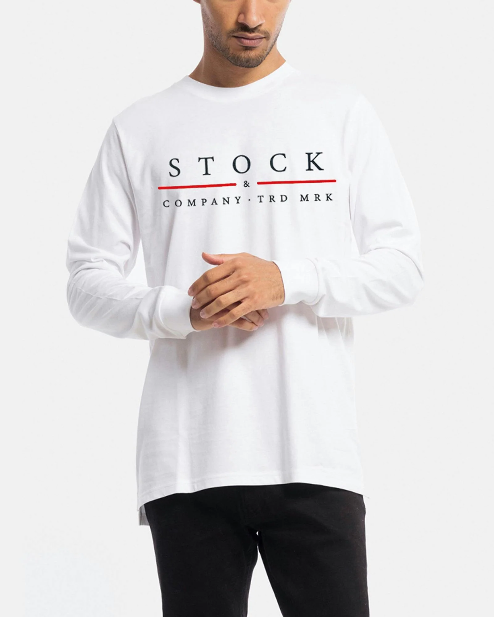 Red Line Long Sleeve Tee - Image 3