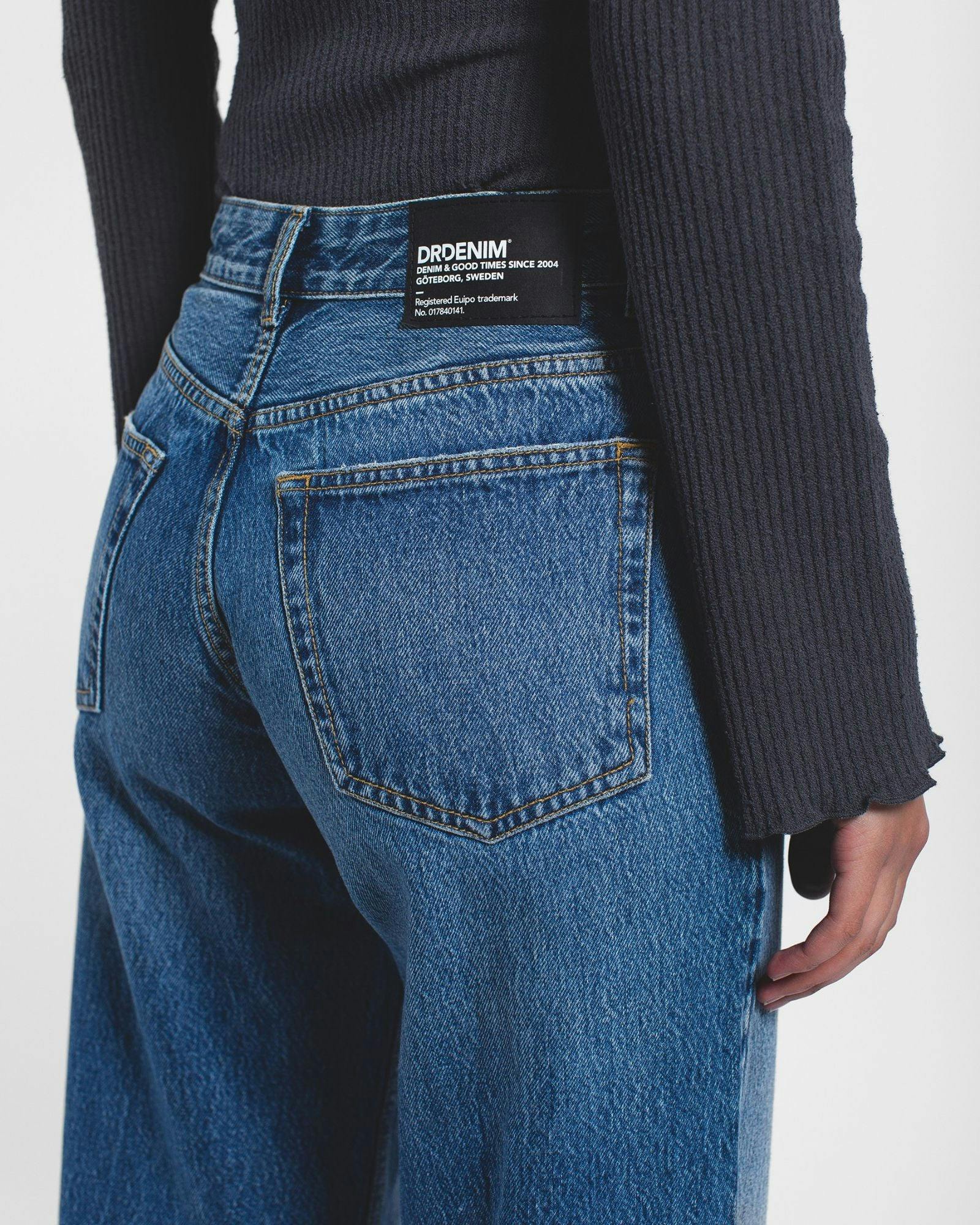 Rhue Low Wide Jeans - Stream Mid Used - Image 8