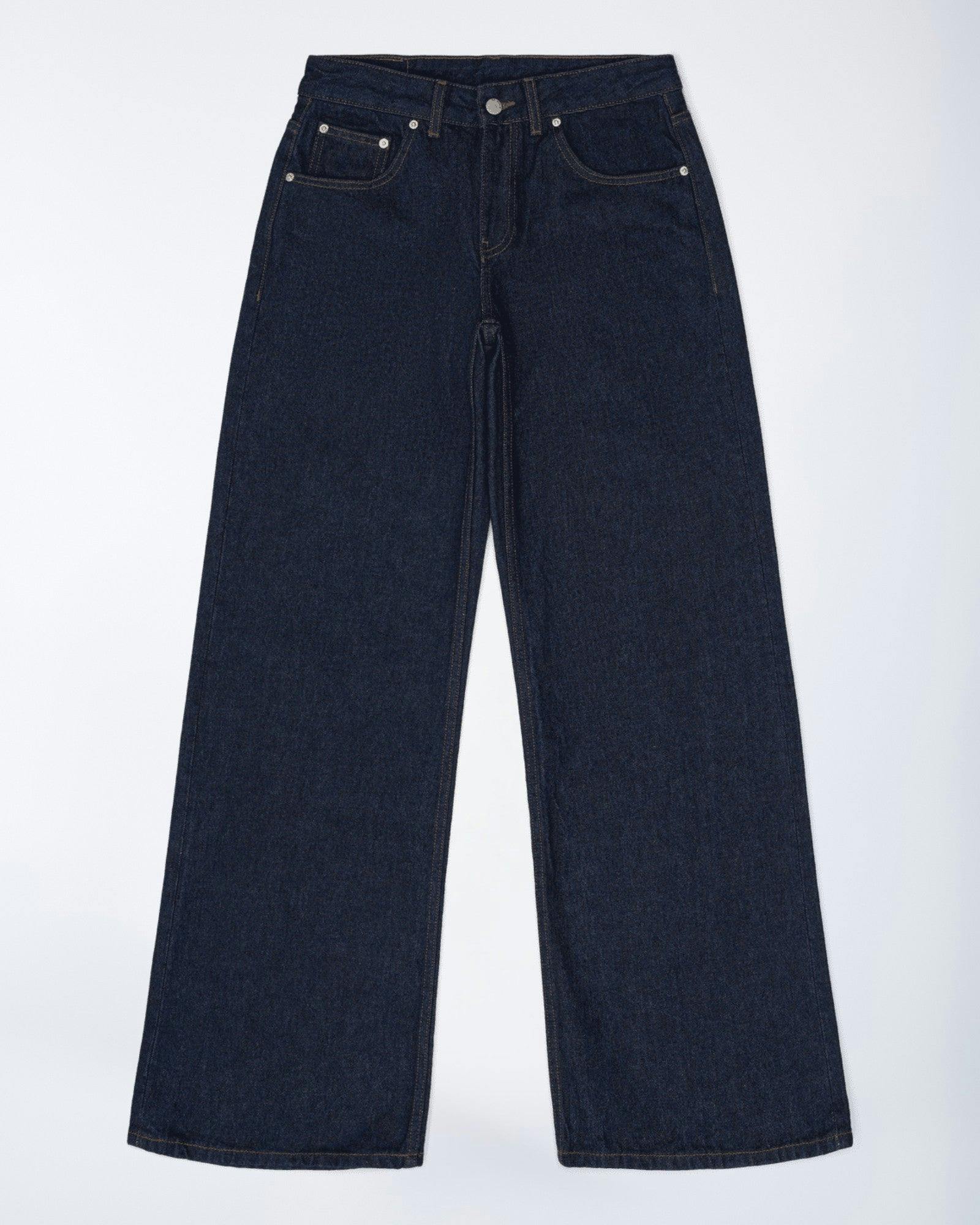 Rhue Low Wide Jeans - Stream Rinse - Image 5