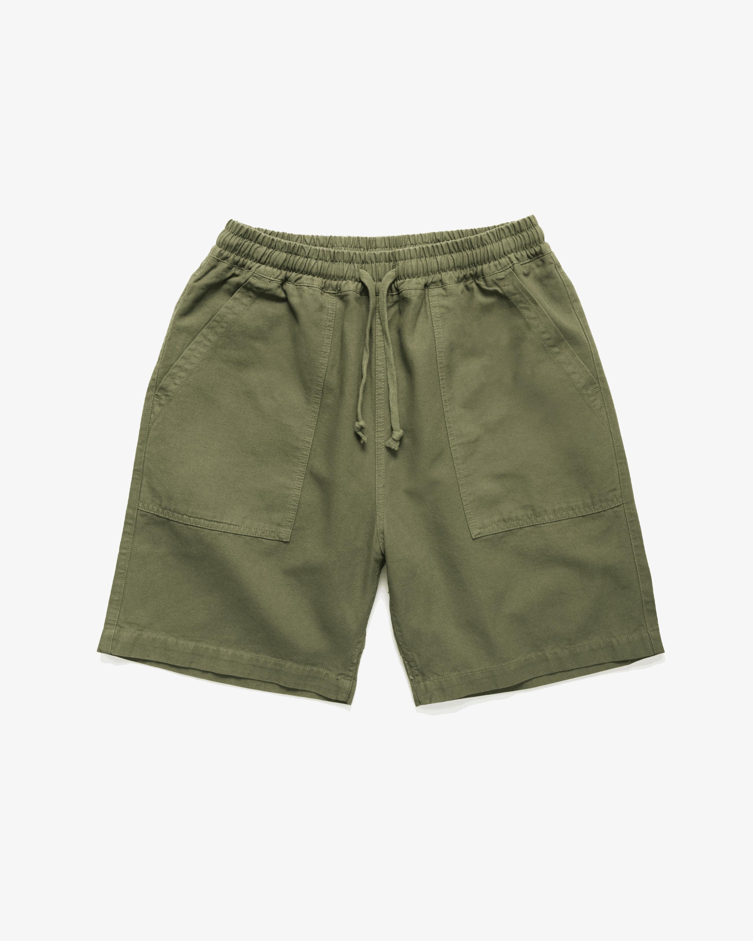 Service Works Classic Chef Shorts Olive - Image 7