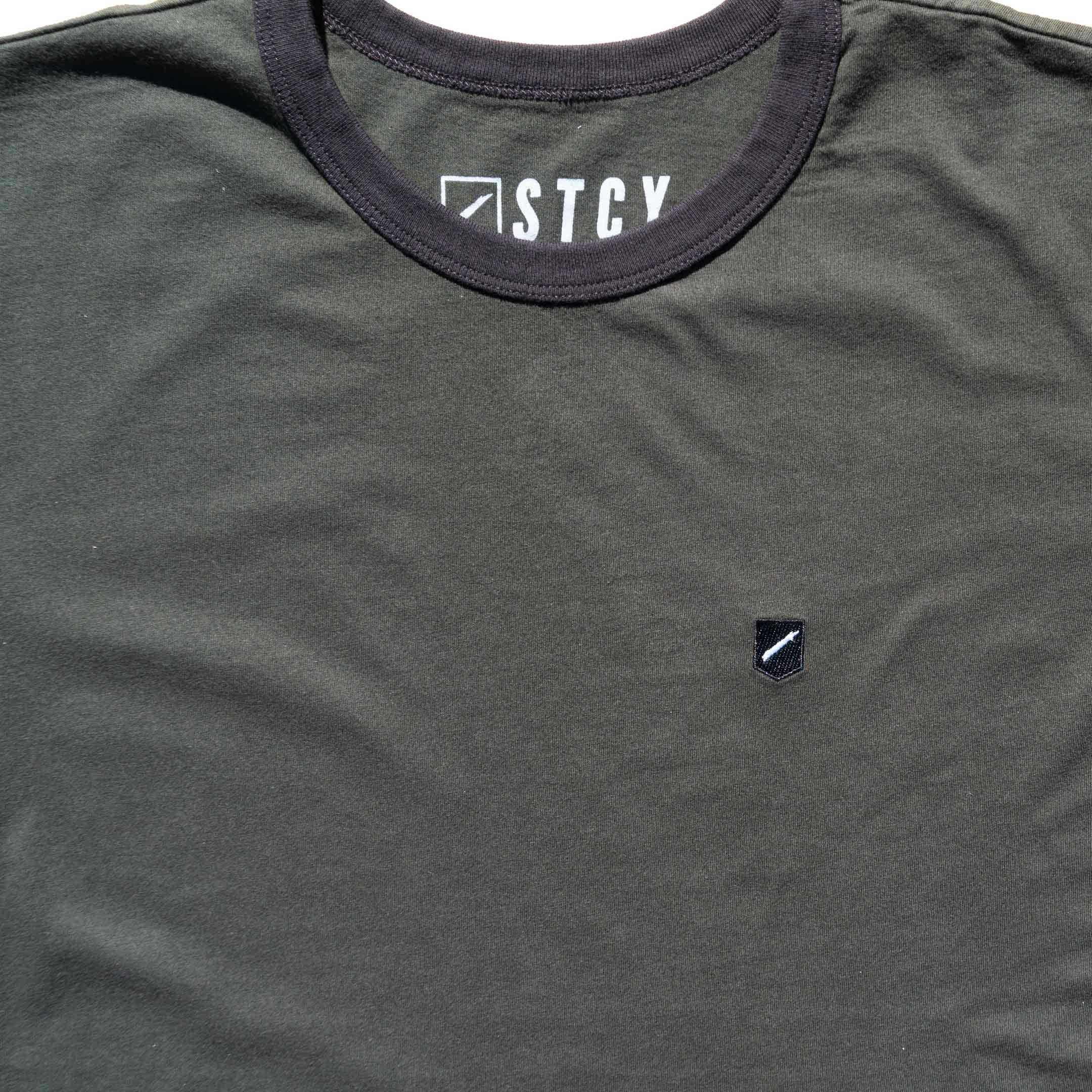 SHIELD RINGER TEE / ARMY - Image 2