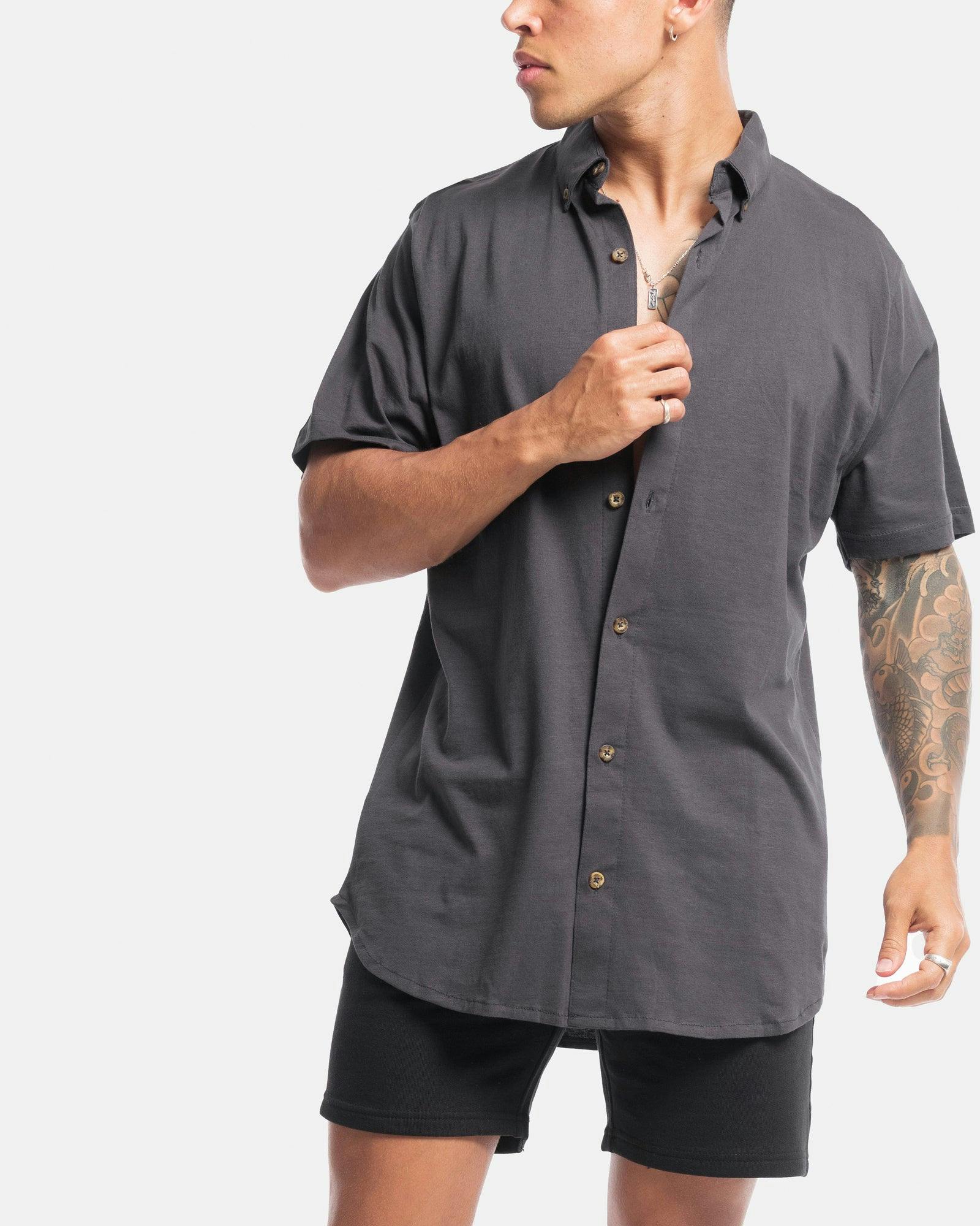 Short Sleeve Jersey Dress Shirt - Image 6