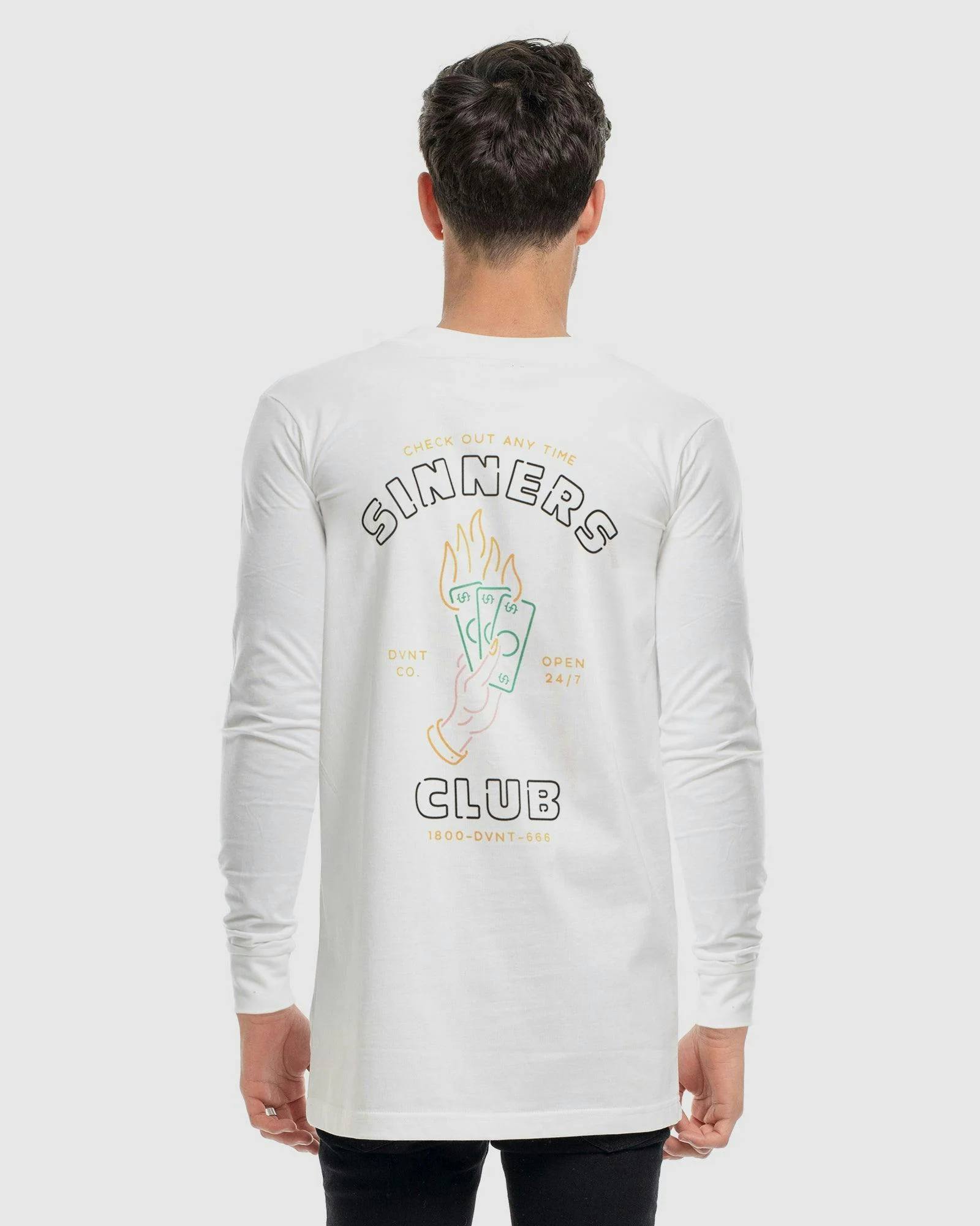 Sinners Club Long Sleeve Tee - Image 4