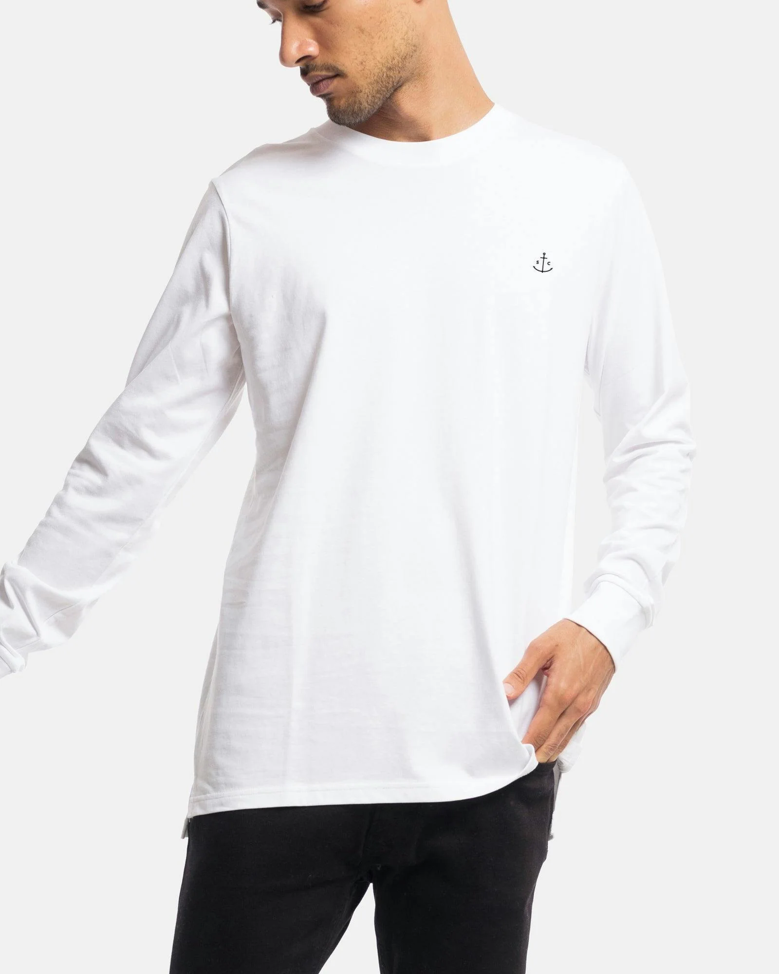 Stock & Co Anchor Embroidery Long Sleeve Tee - Image 5