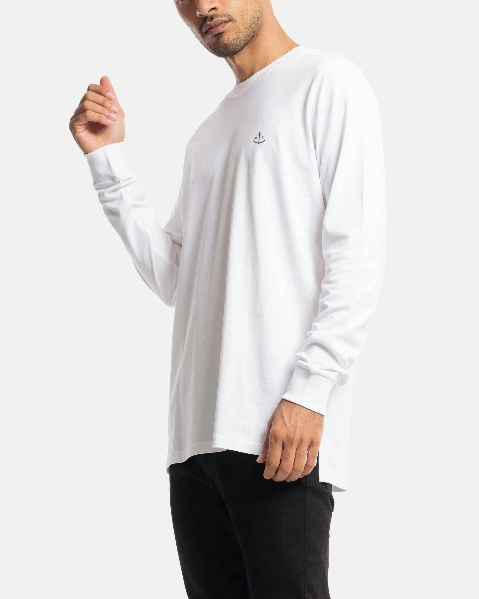 Stock & Co Anchor Embroidery Long Sleeve Tee - Image 6
