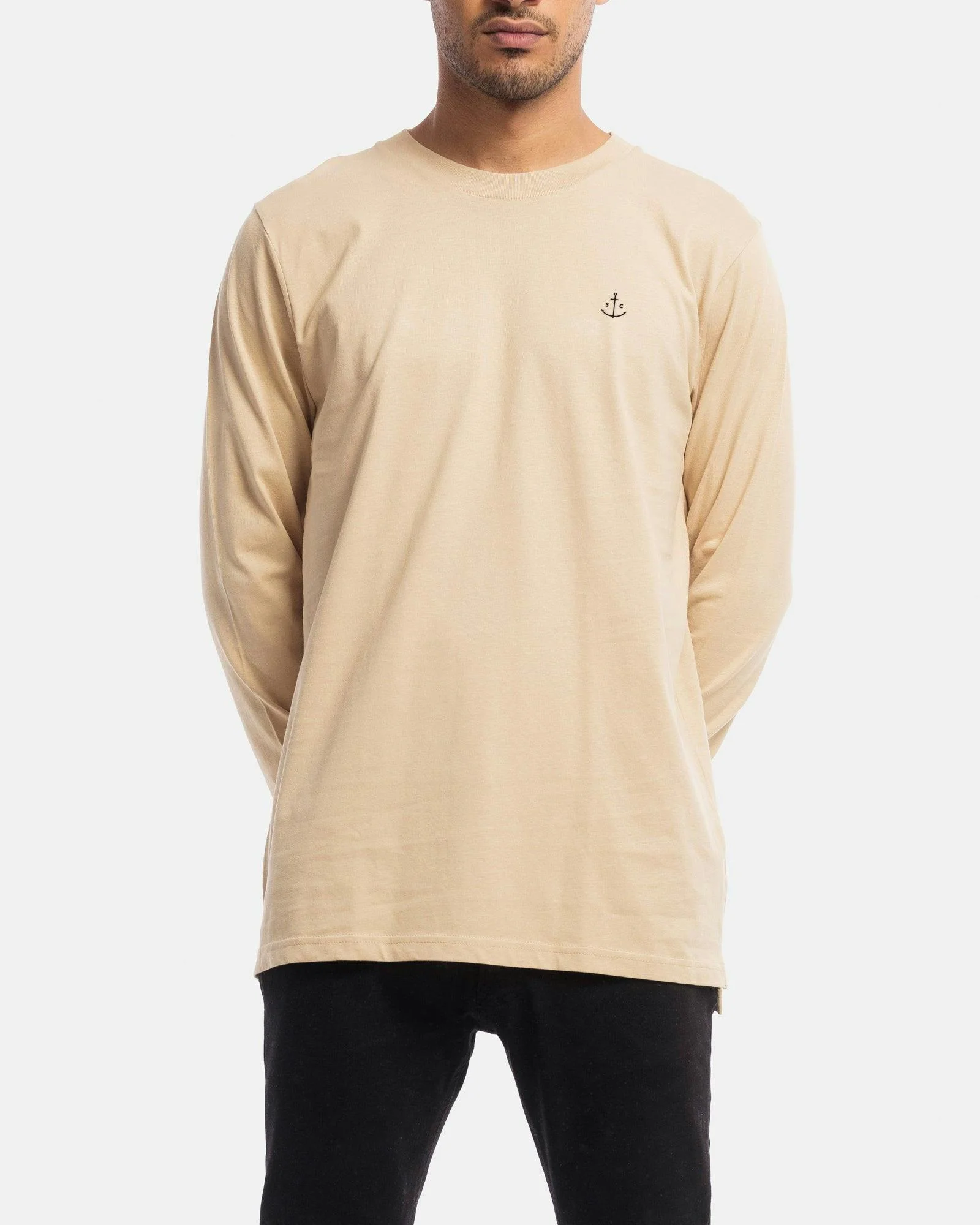 Stock & Co Anchor Embroidery Long Sleeve Tee - Image 3