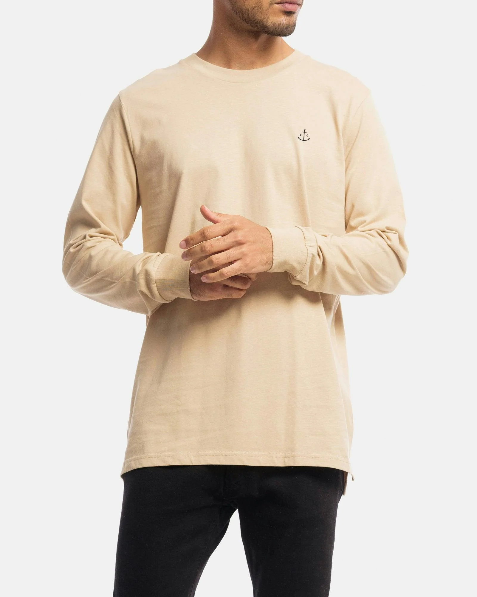 Stock & Co Anchor Embroidery Long Sleeve Tee - Image 4