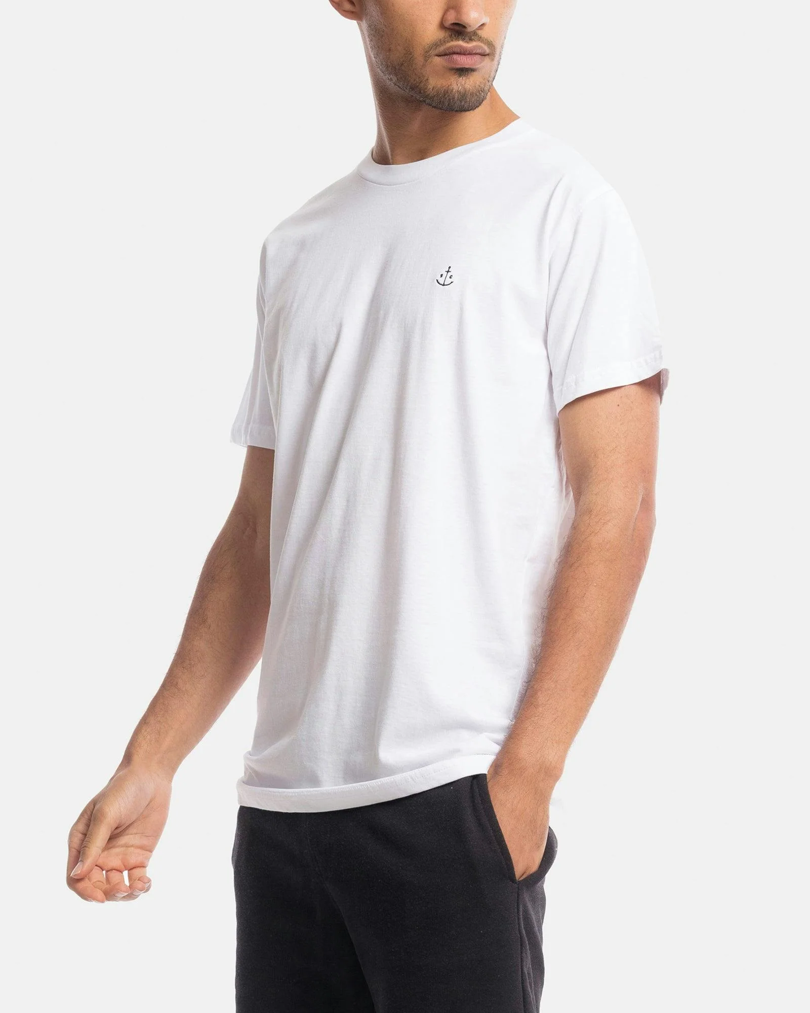 Stock & Co Anchor Embroidery Tee - Image 6