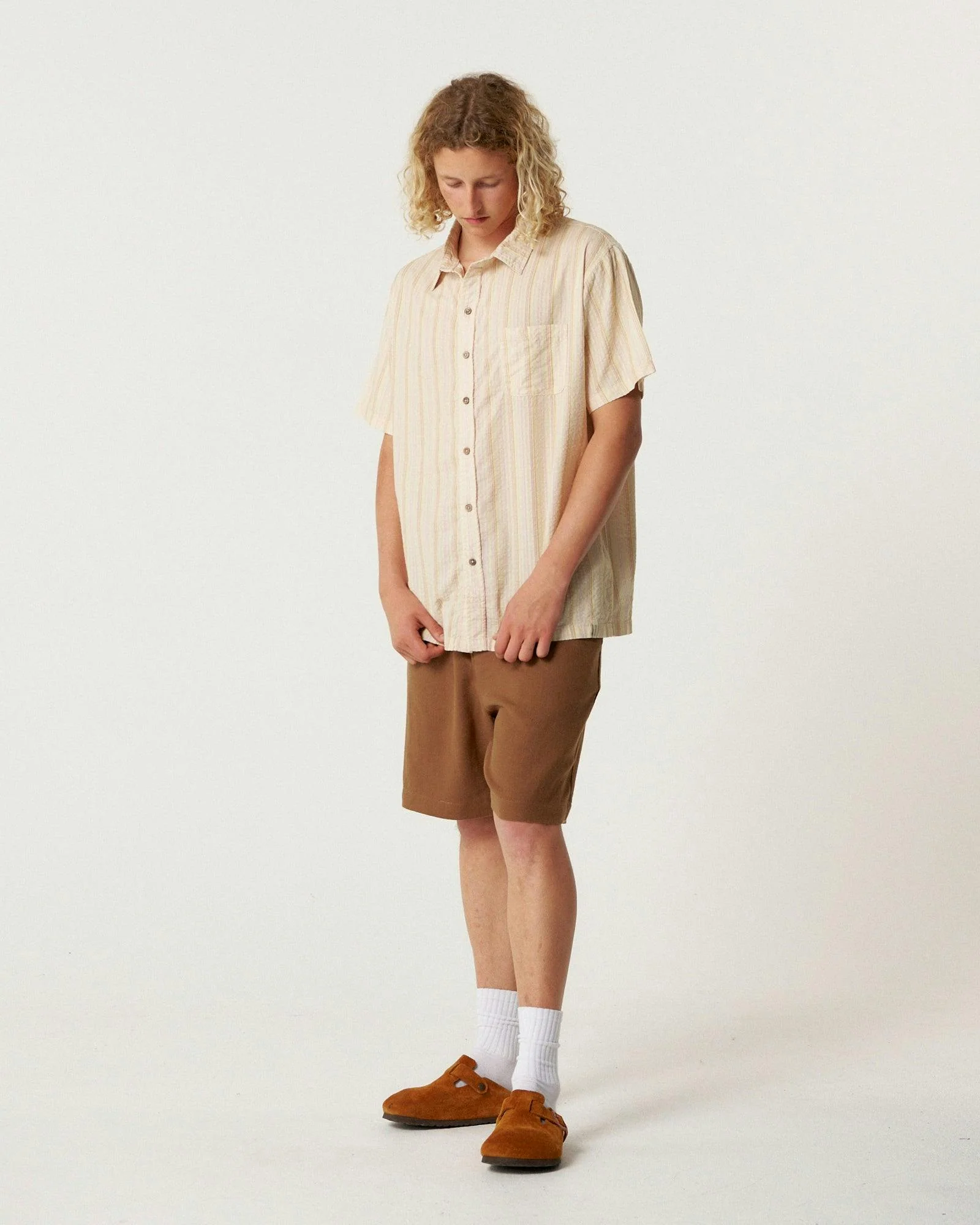 Stranded Shirt - Ecru - Image 7