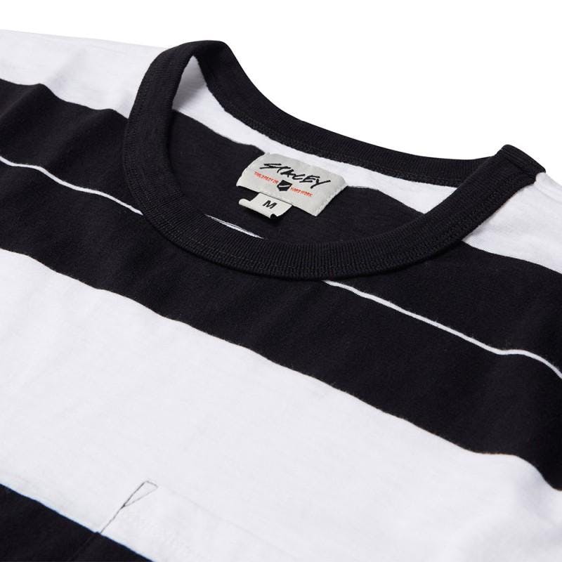 STRIPED TEE / BLACK ~ WHITE - Image 3
