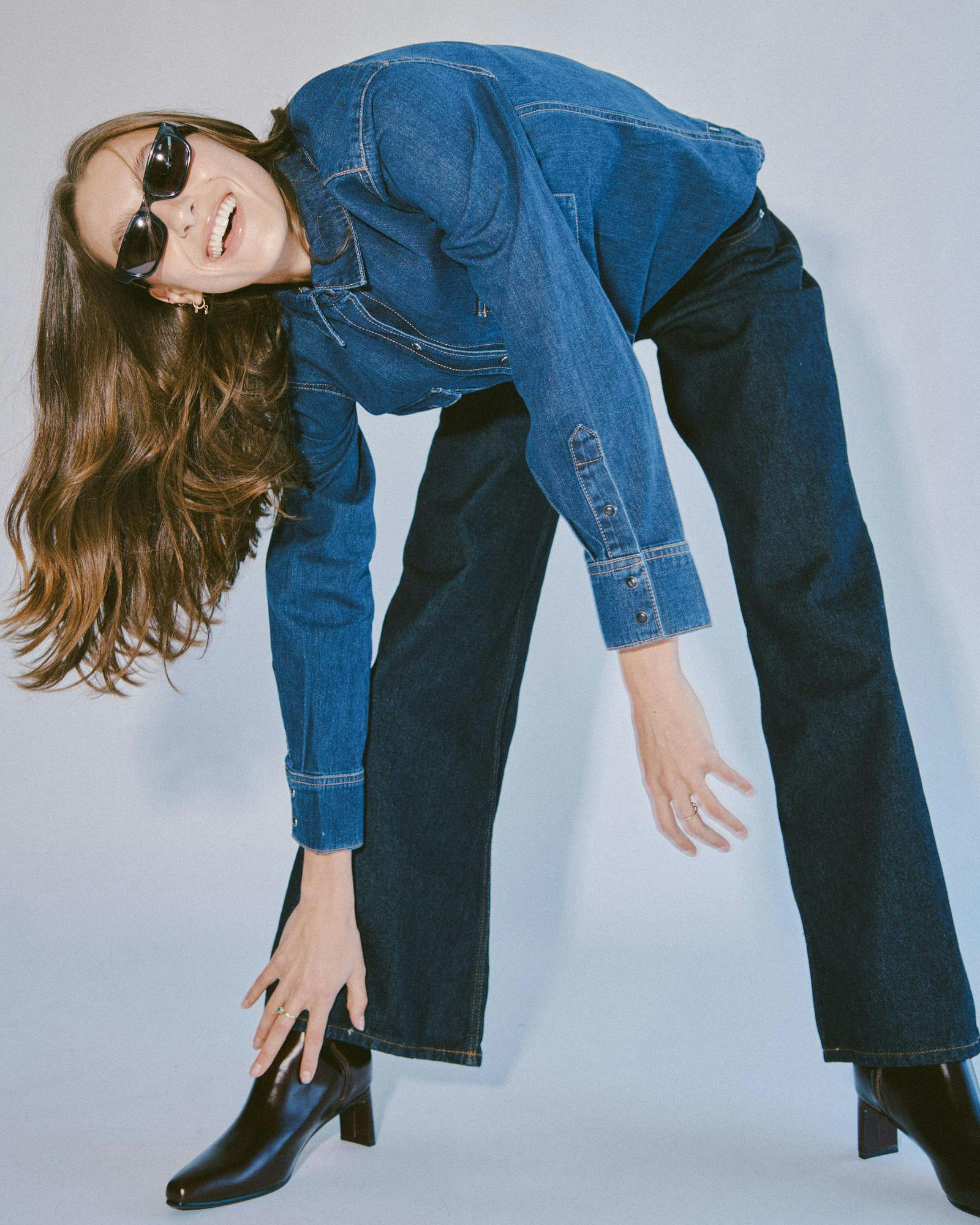 Sukie Denim Shirt - Dark Retro - Image 6