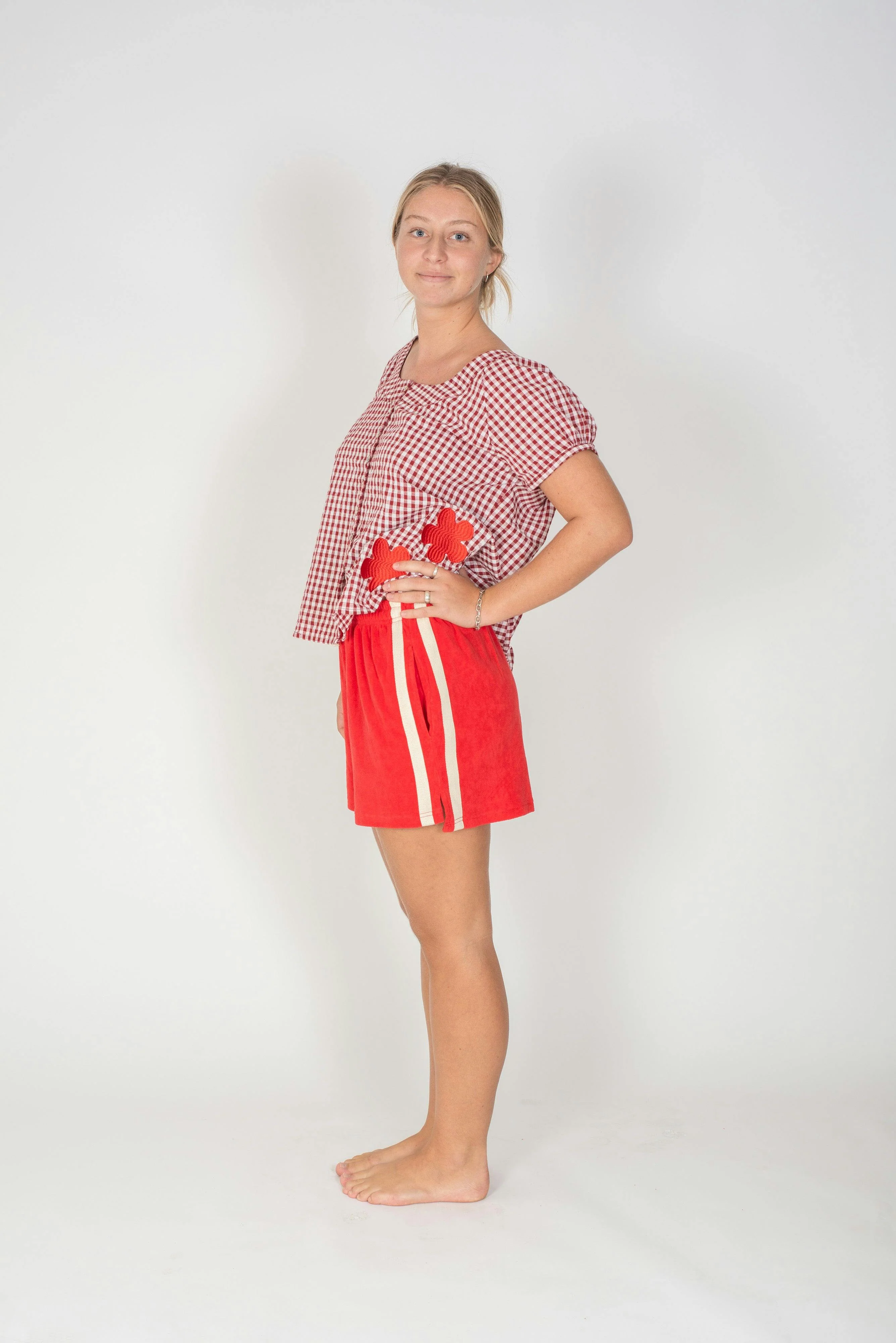 Terry Towelling Shorts Chilli - Image 6